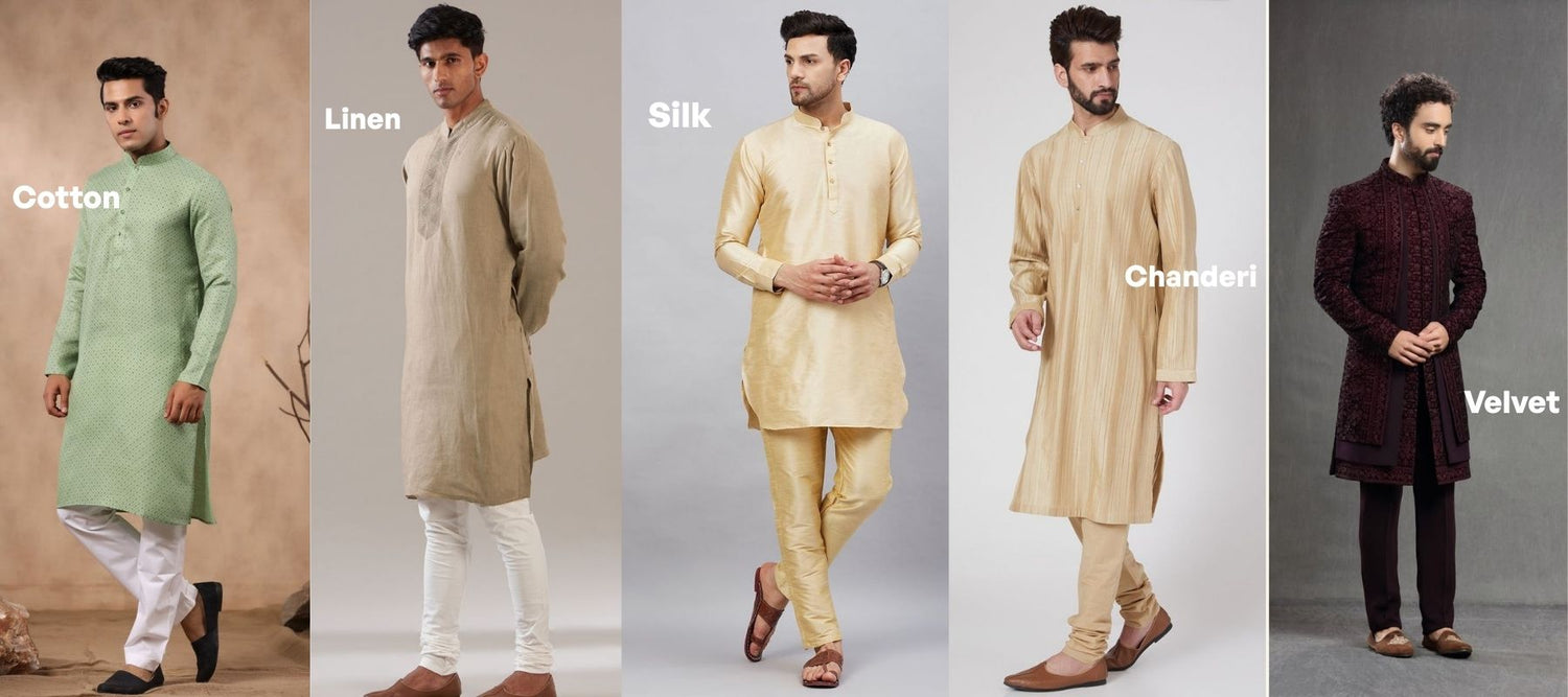 Men's Kurta Based on Fabric - fabriclore