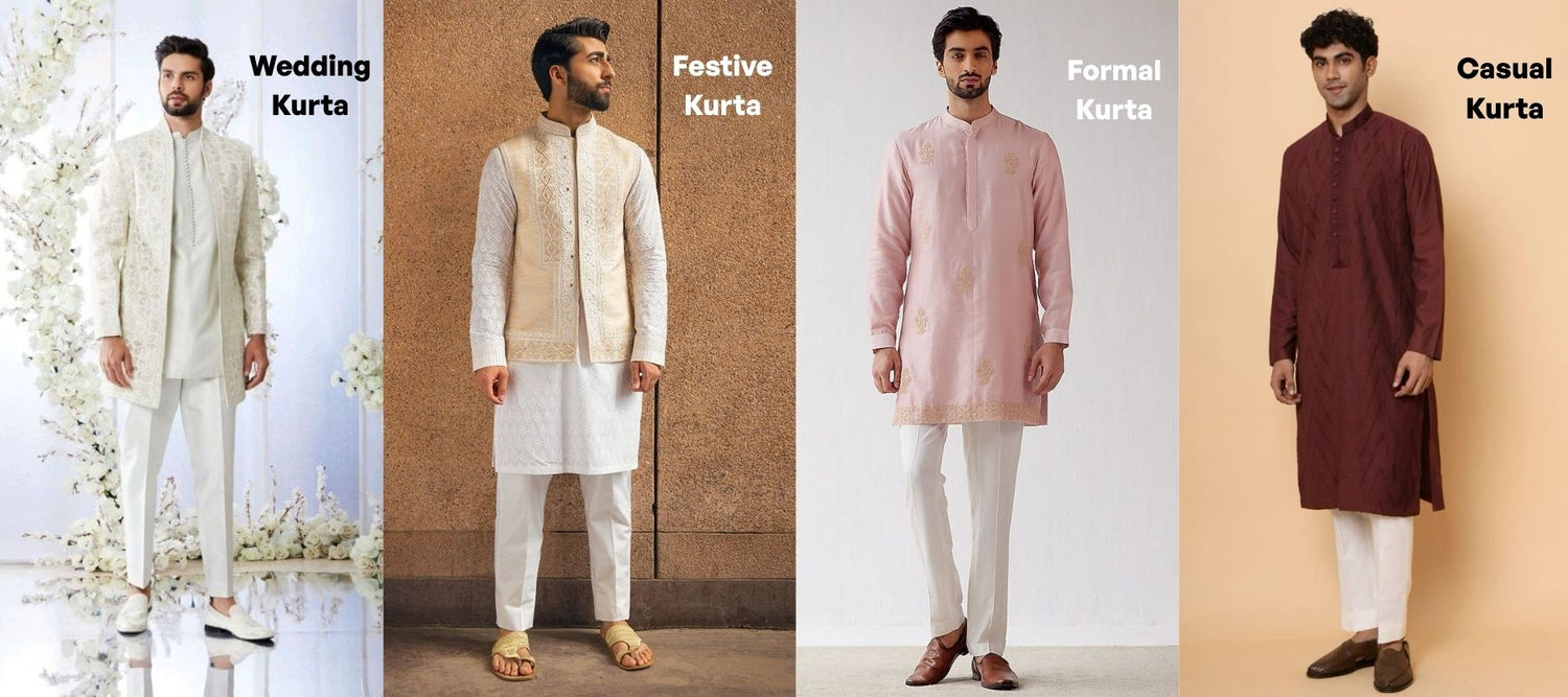 Men's Kurtas Based on Occasion - Fabriclore