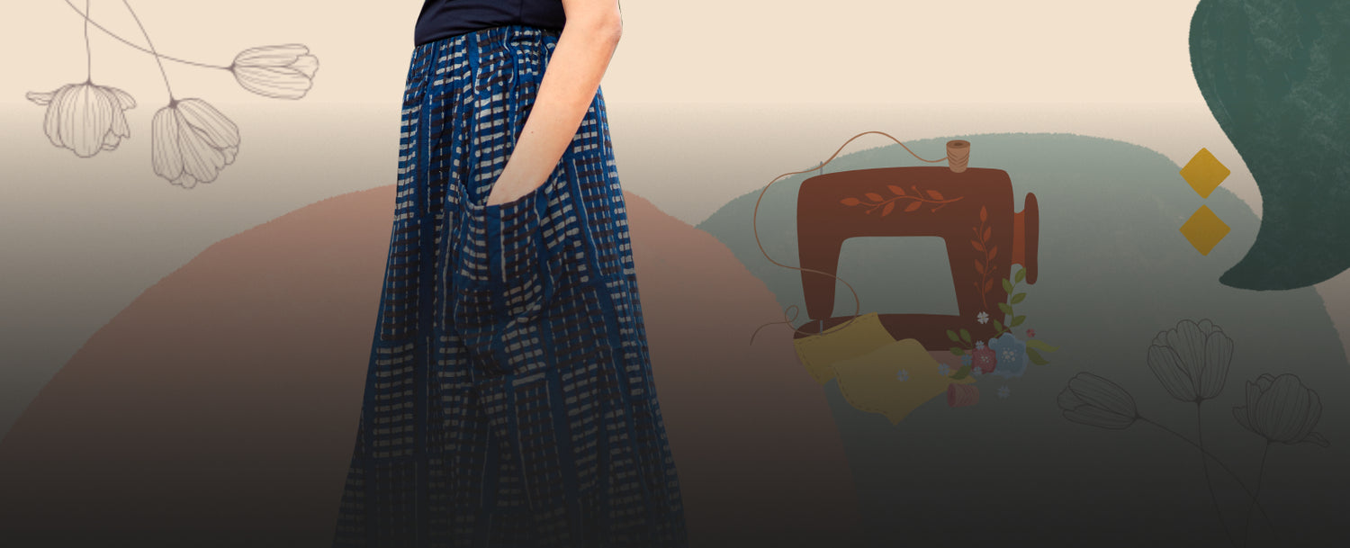 How to be your own Sewist? #6 Peppermint Pocket Skirt - Fabriclore