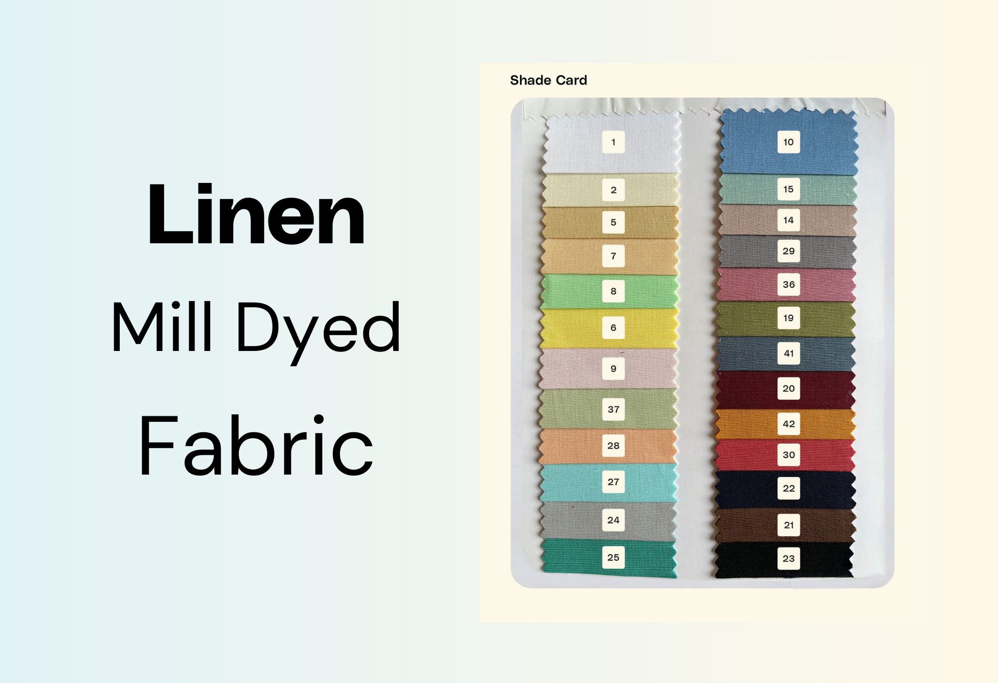 Linen Mill Dyed Fabric