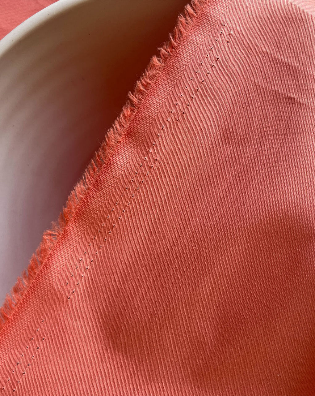 Pink 40s Cotton Twill Bio Finish Mill Dyed Fabric 57" Buy Online