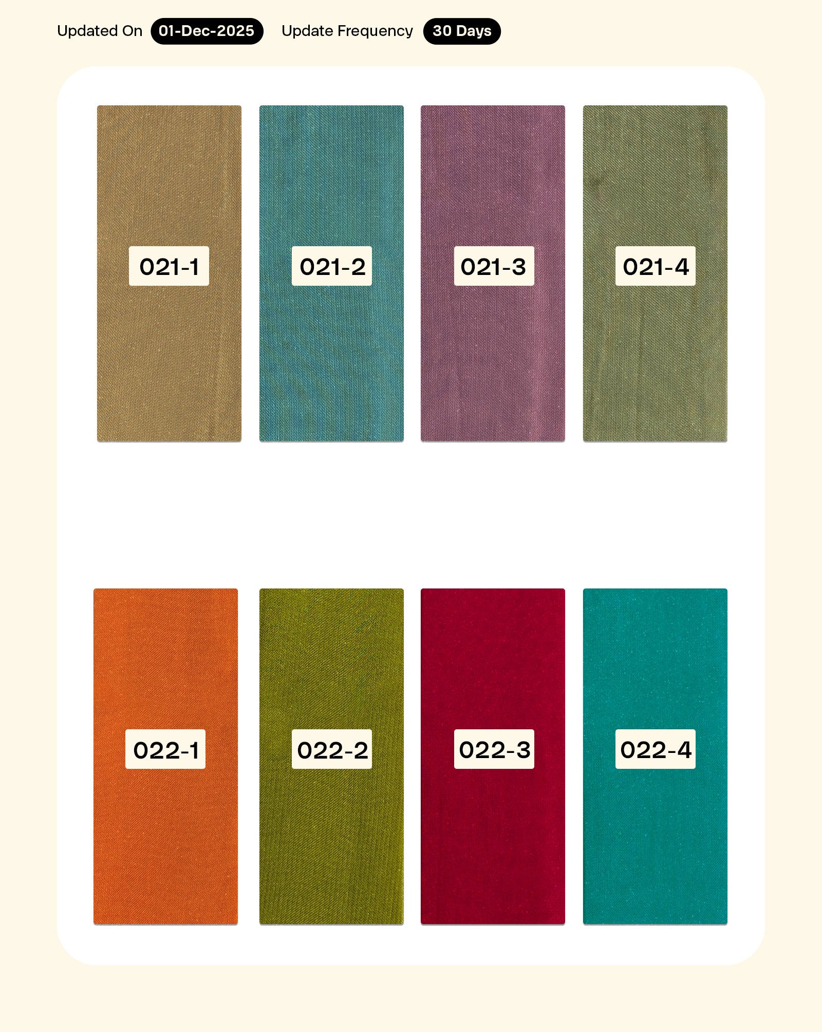 Viscose Organza Mill Dyed Fabric 5.5 kg