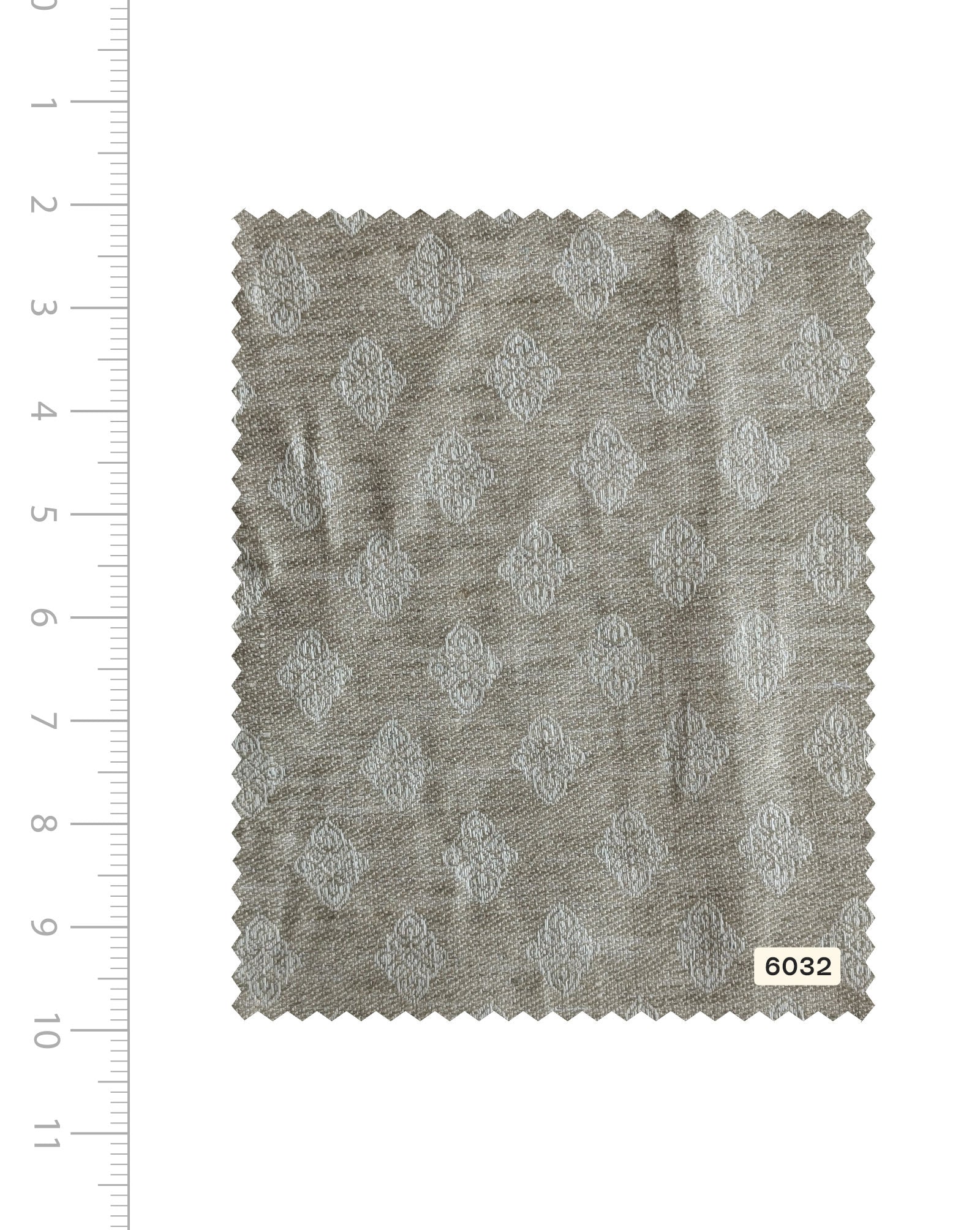 Natural 60 Lea Pure Jacquard Linen Fabric 58"