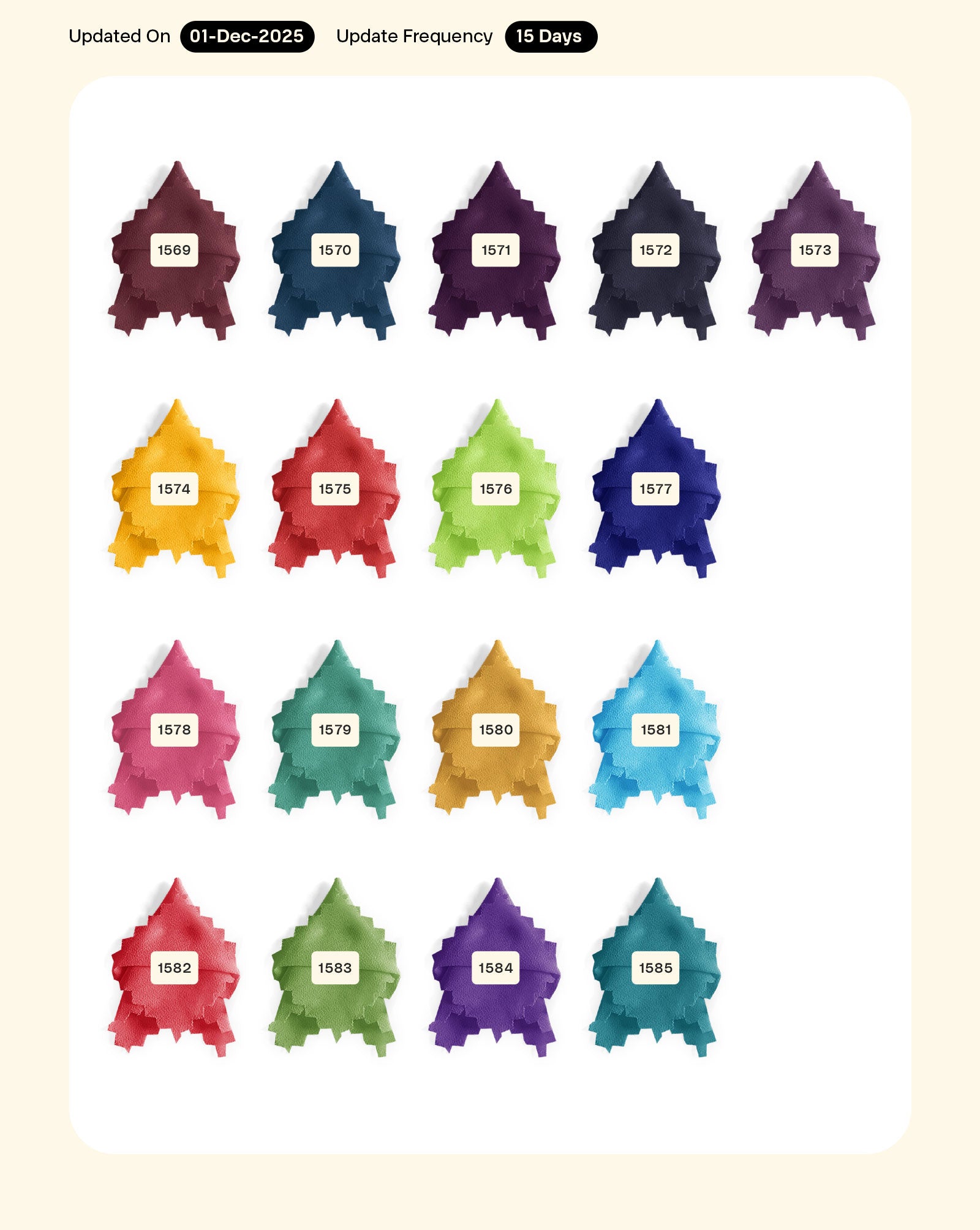 Poly Faux Georgette Mill Dyed Fabric - 7 kg