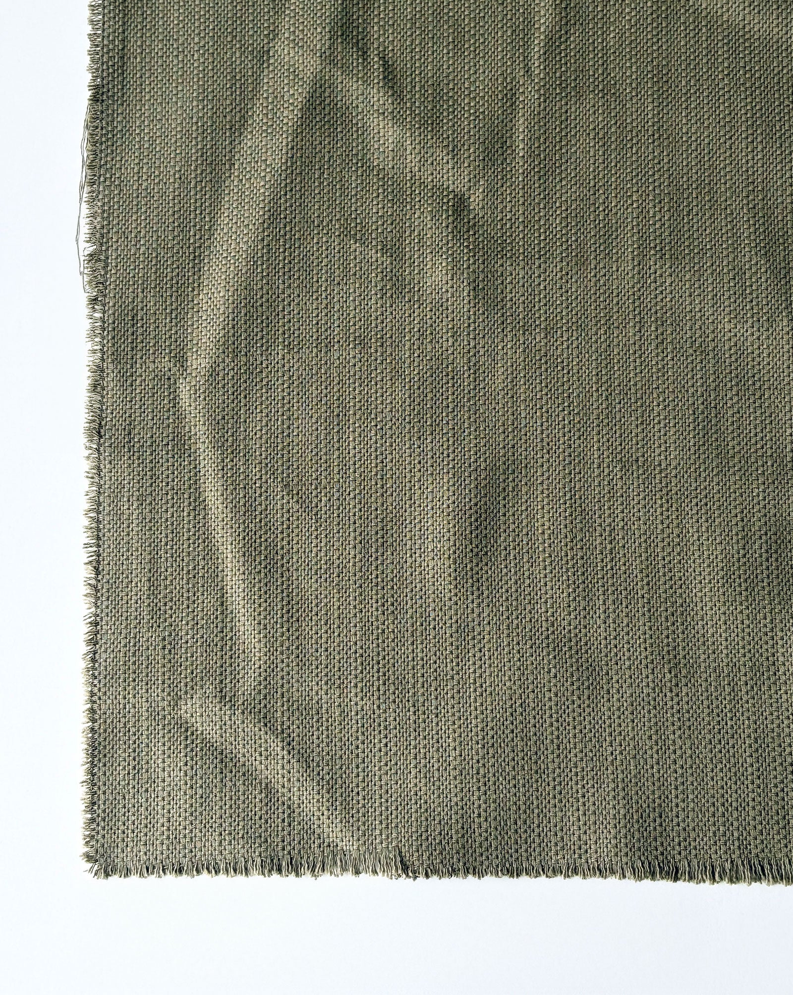 Olive Green Cotton Dobby Fabric 58"