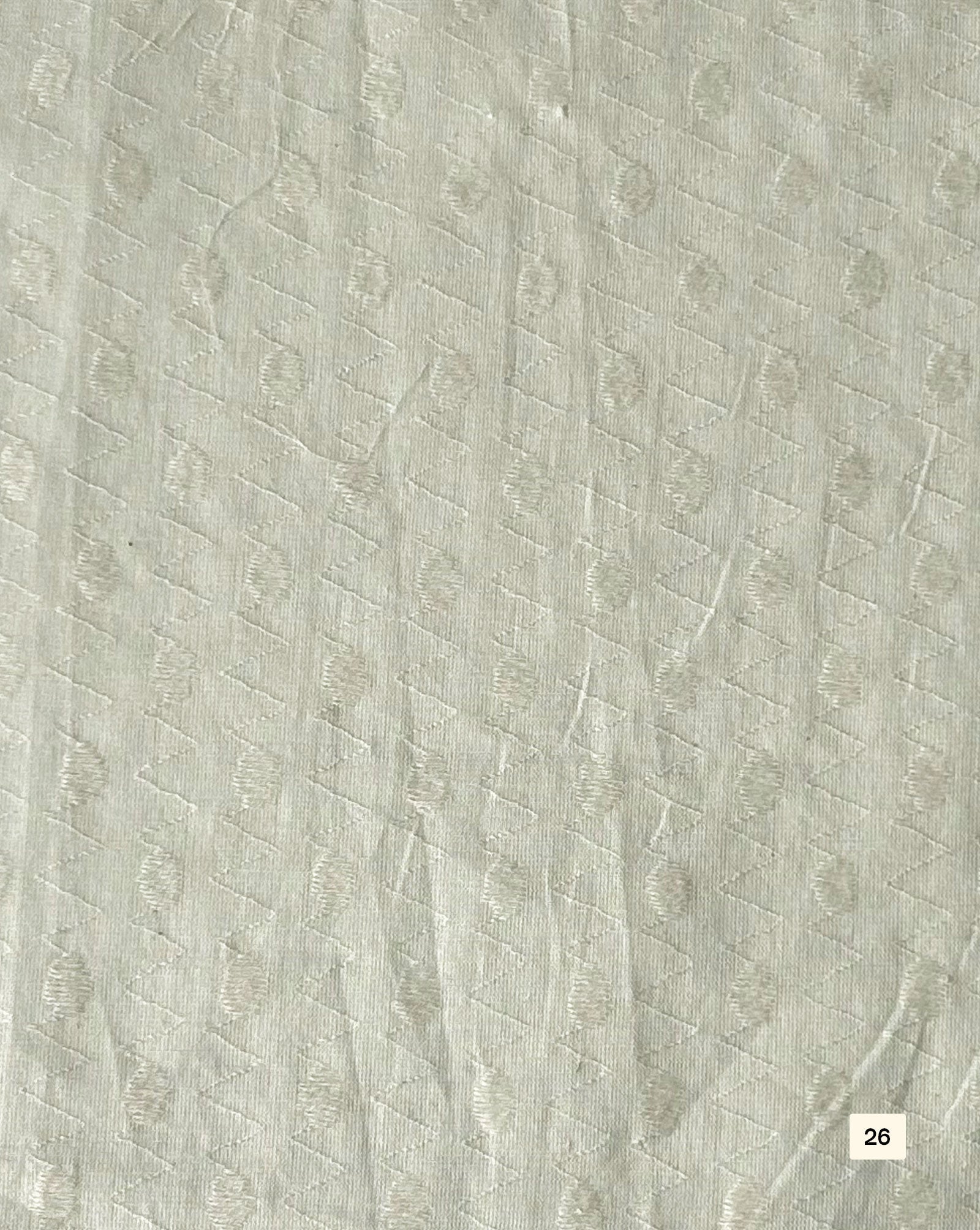 Greige Cotton Dobby fabric 48"