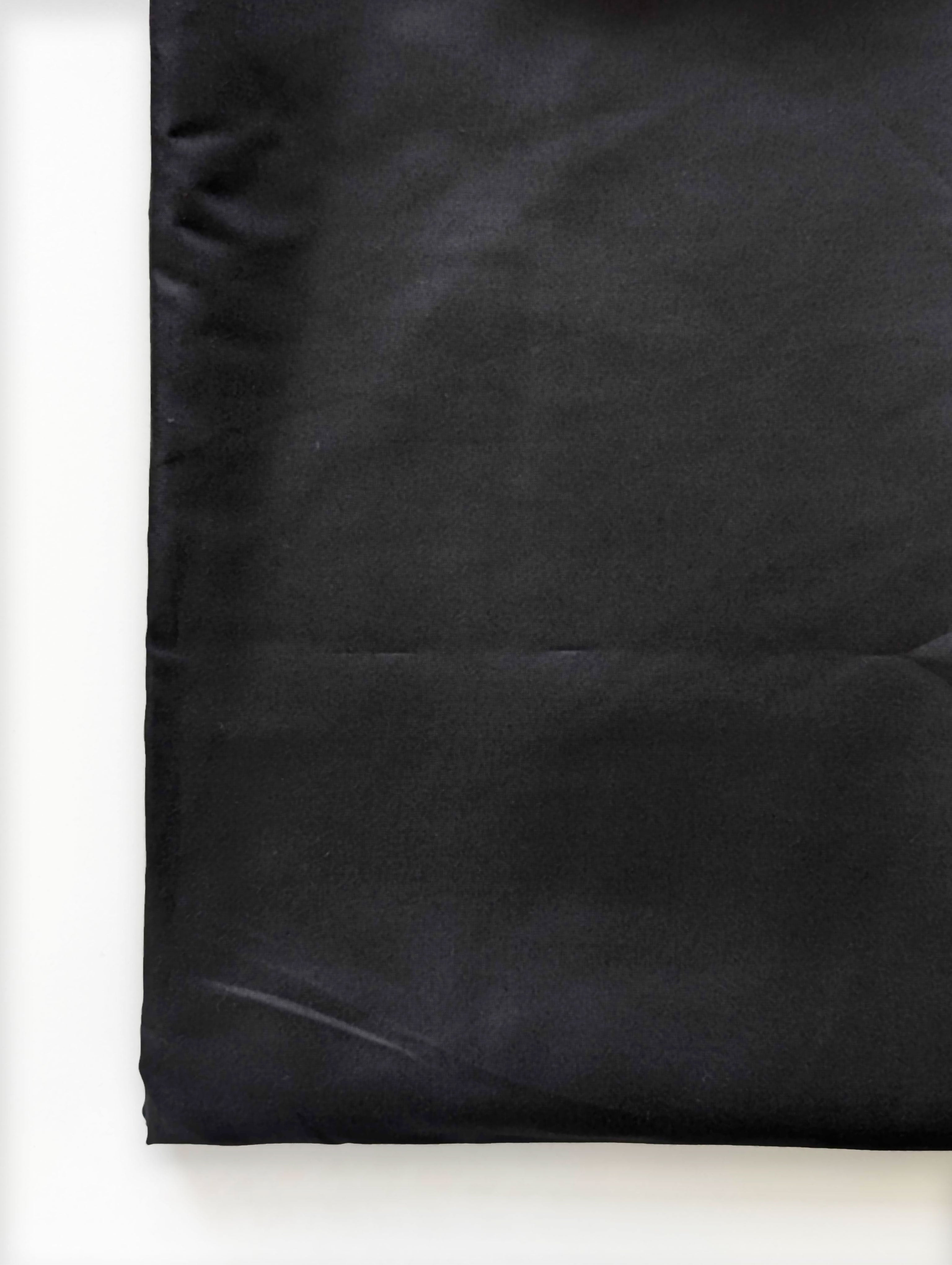 Black 60s (165 x 104) Lenzing Modal Satin Fabric 58"