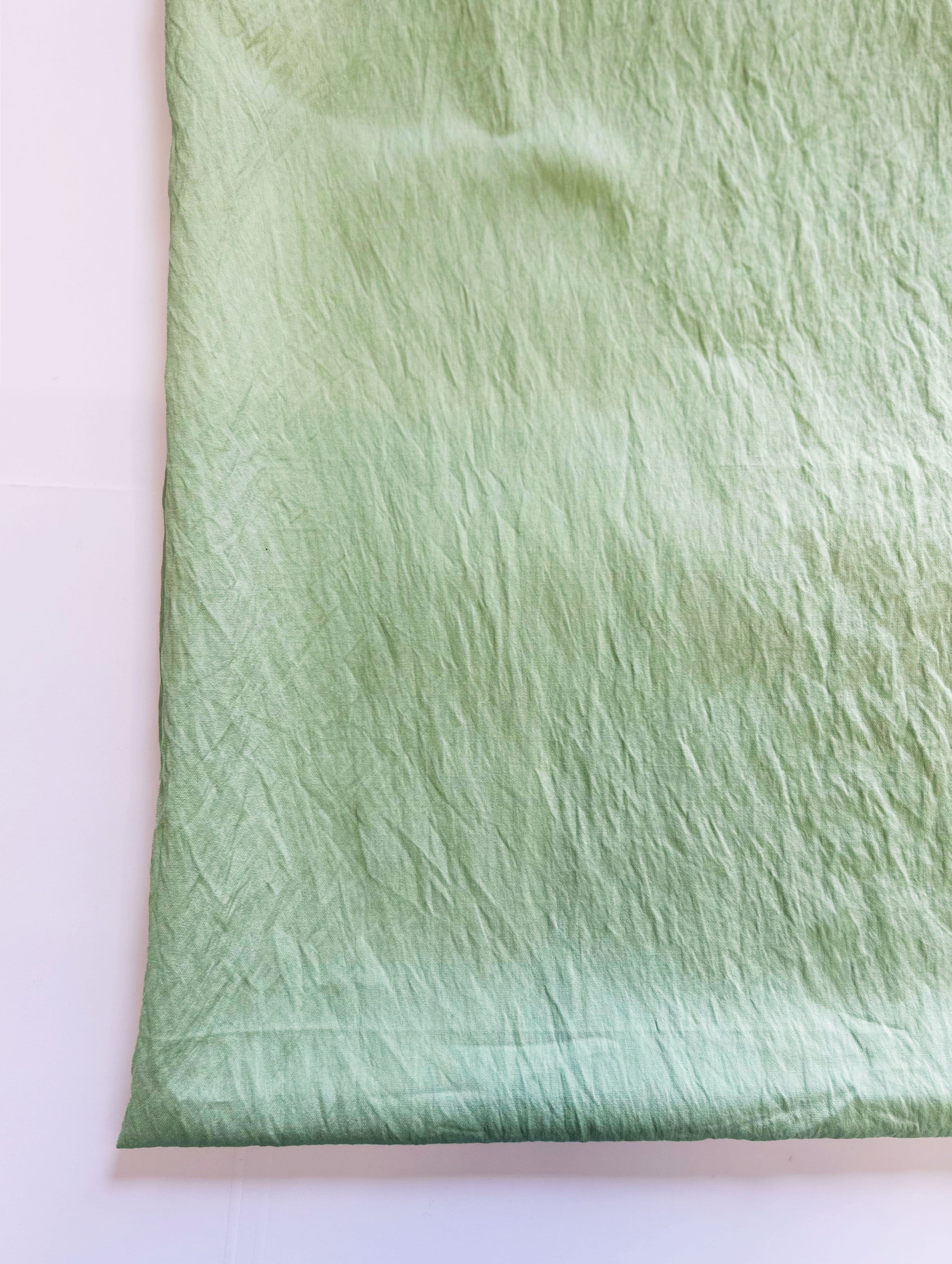 Green Poly Mill Dyed Fabric 57"