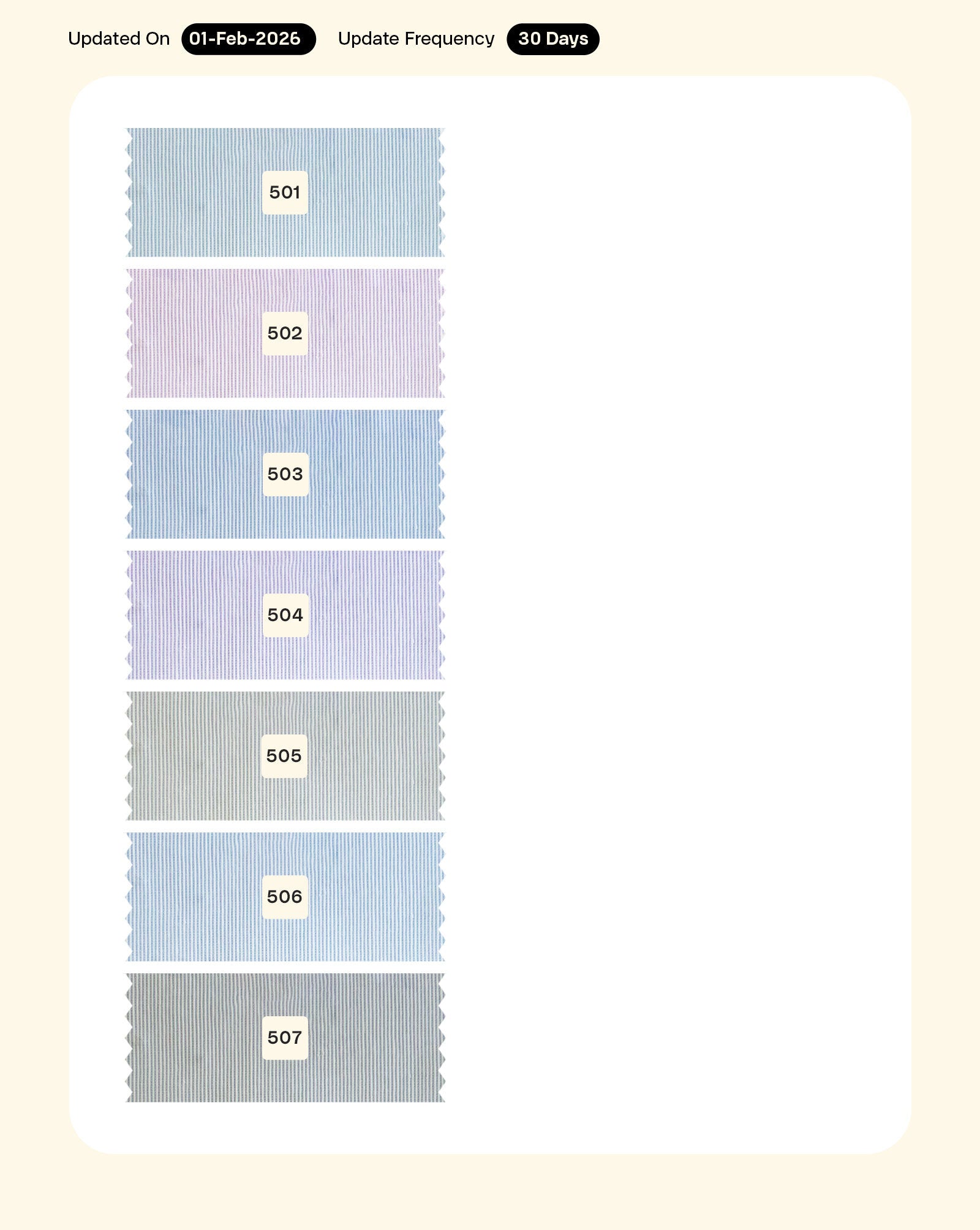 (70%-30%) Poly Cotton Yarn Dyed Fabric 58"