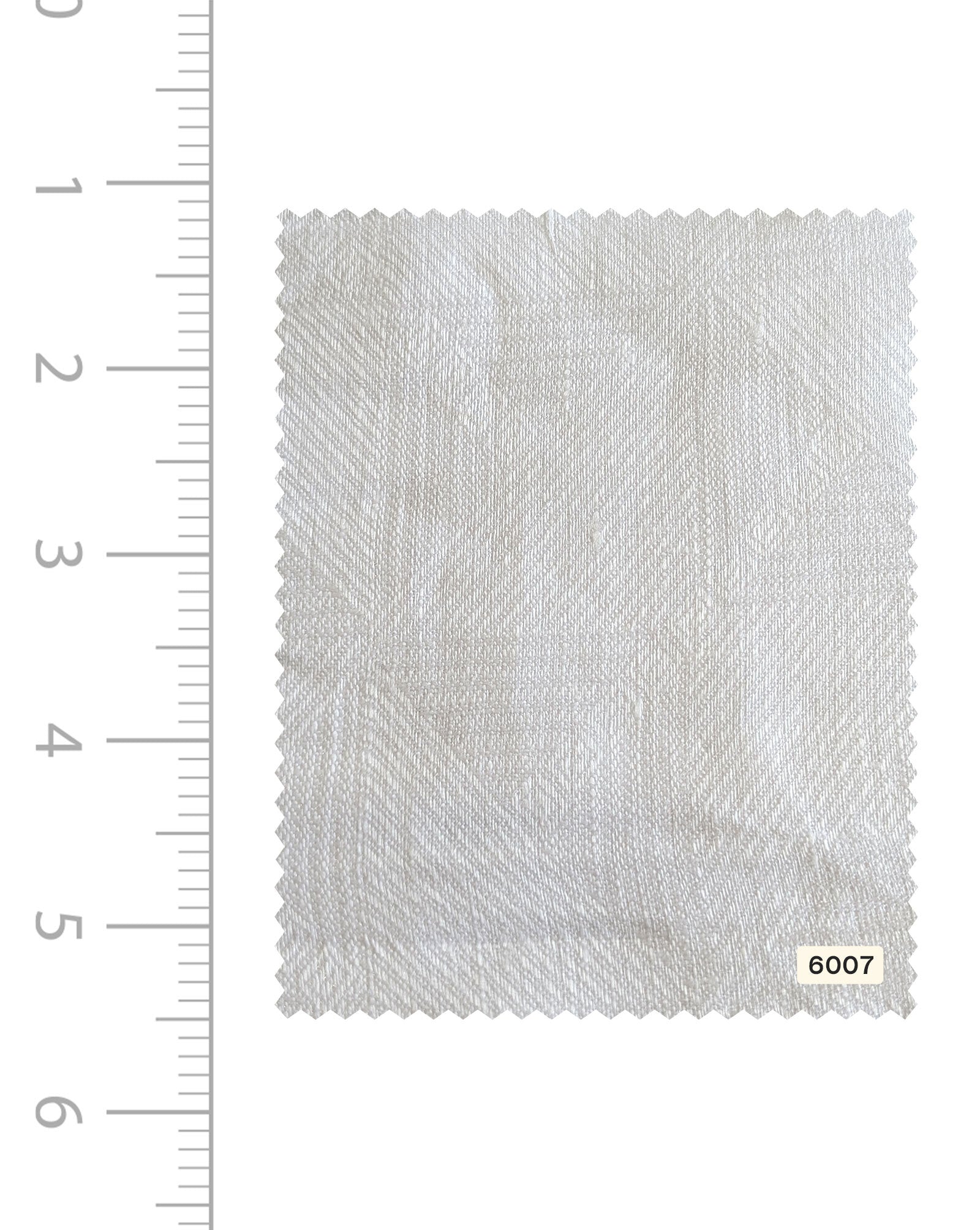 White 60 Lea Pure Jacquard Linen Fabric 58"