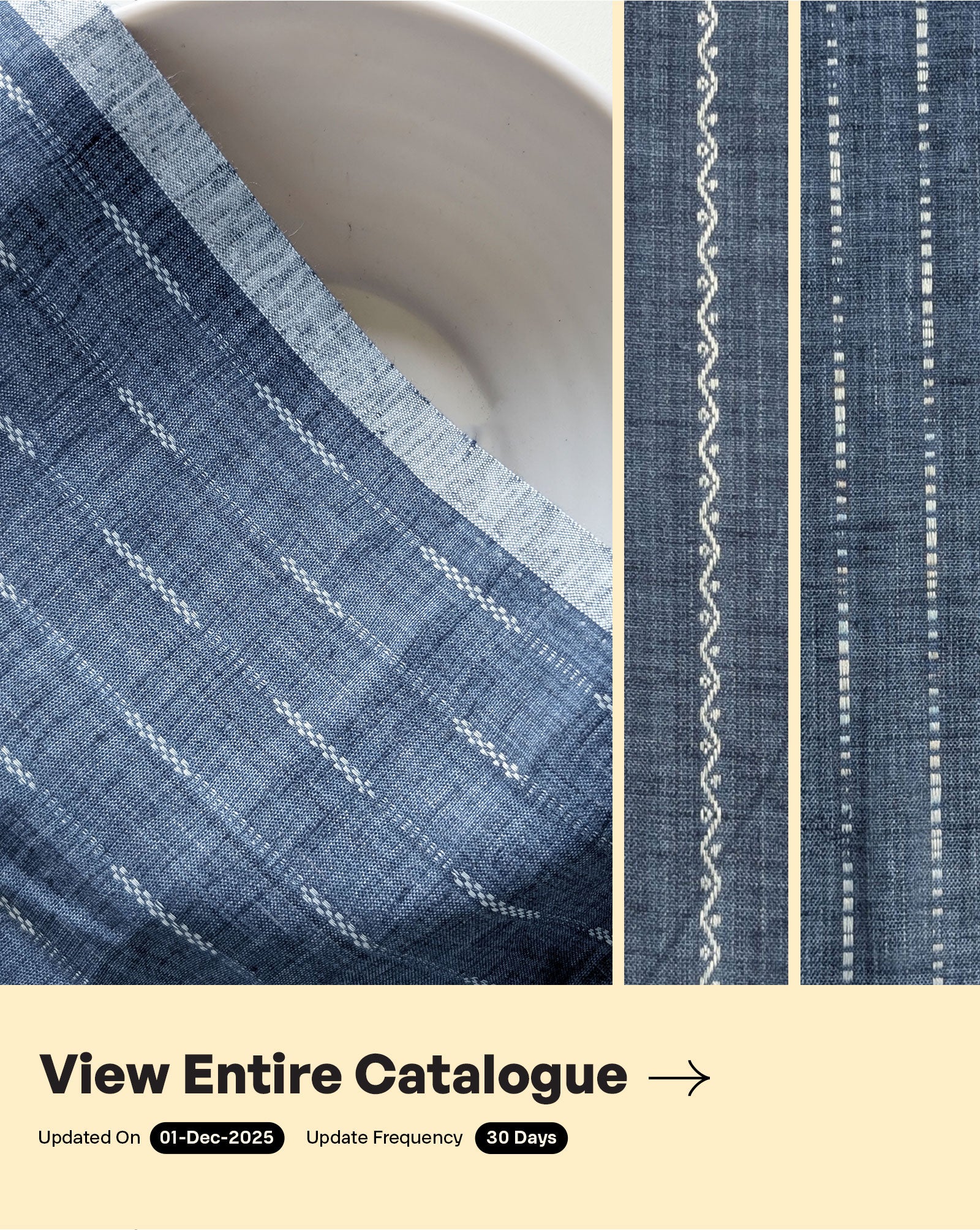 Blended Cotton Jacquard Yarn Dyed Fabric