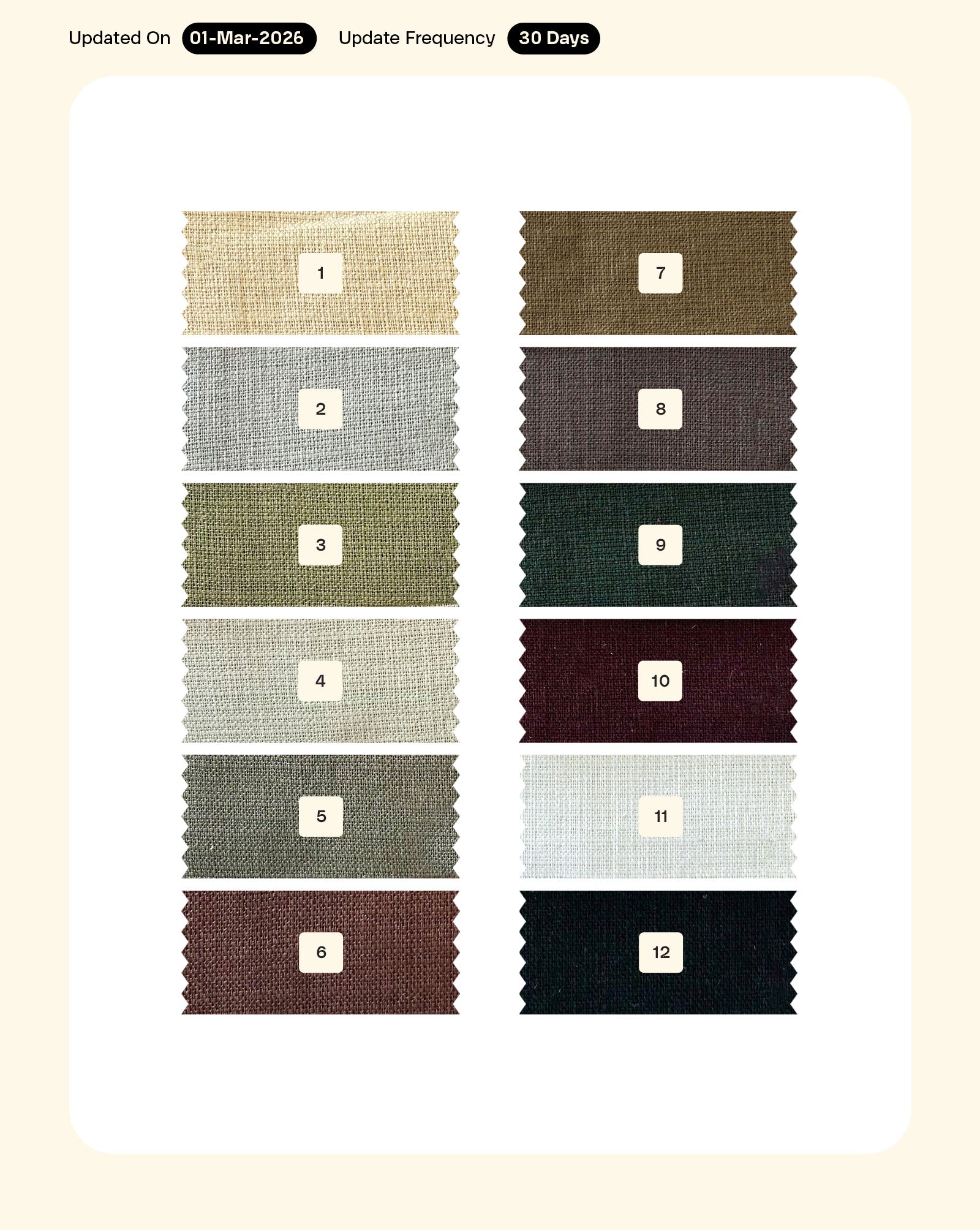 Cotton Dobby Mill Dyed Fabric 57"