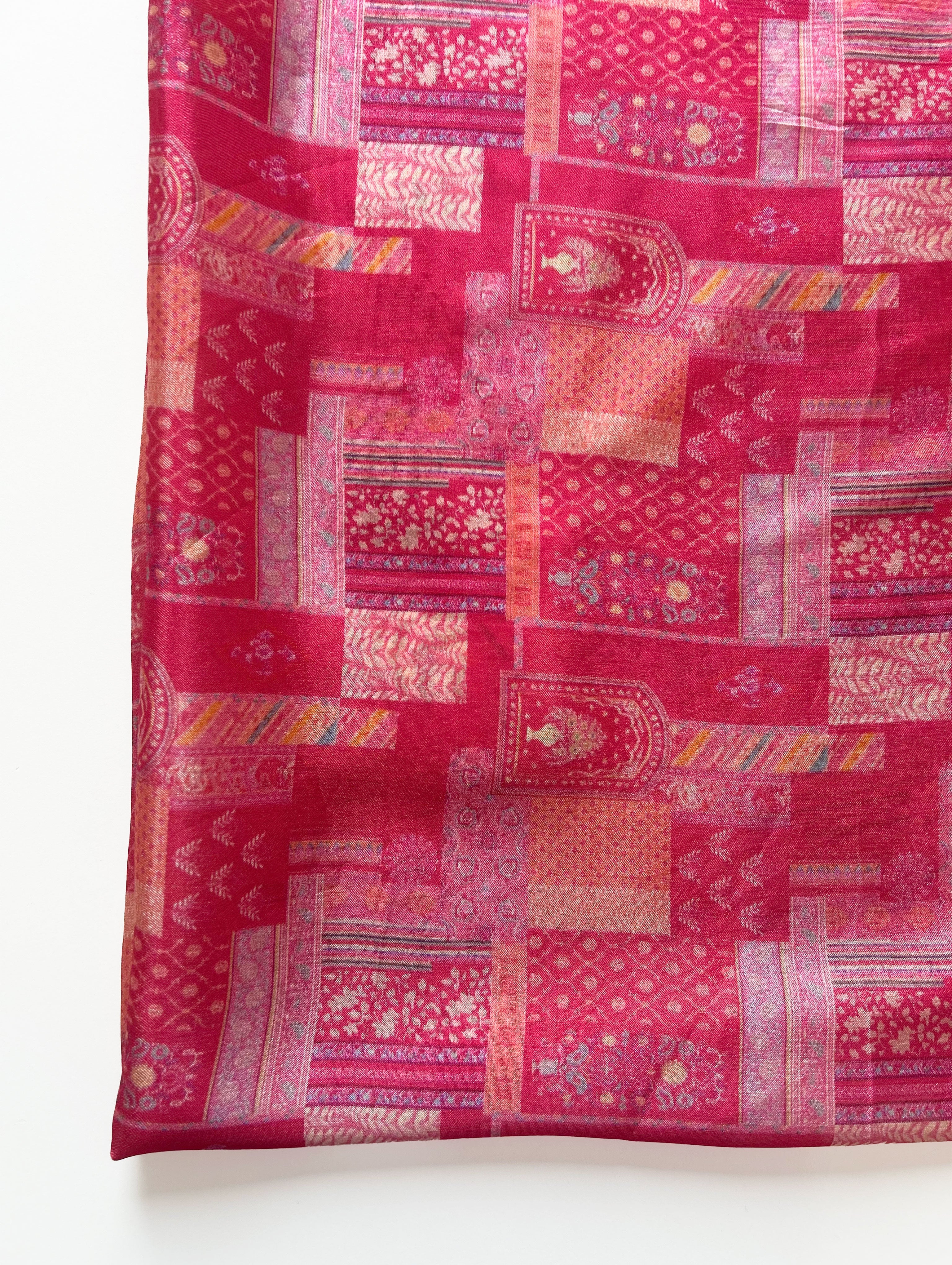 Digital Print 60 Gram Viscose Chinon Chiffon Fabric