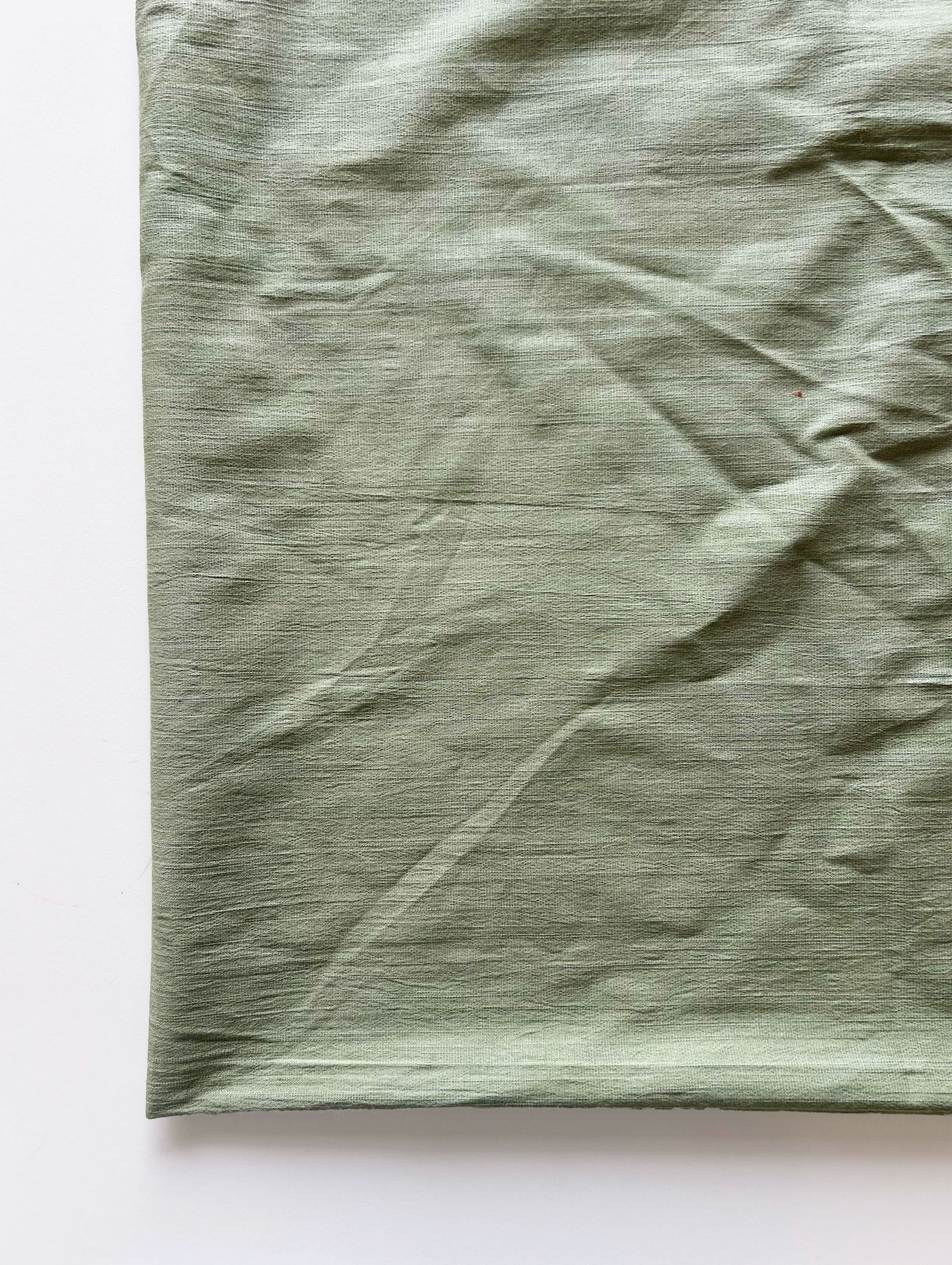 Green 30s Liva Rayon Lycra Mill Dyed Fabric 48"