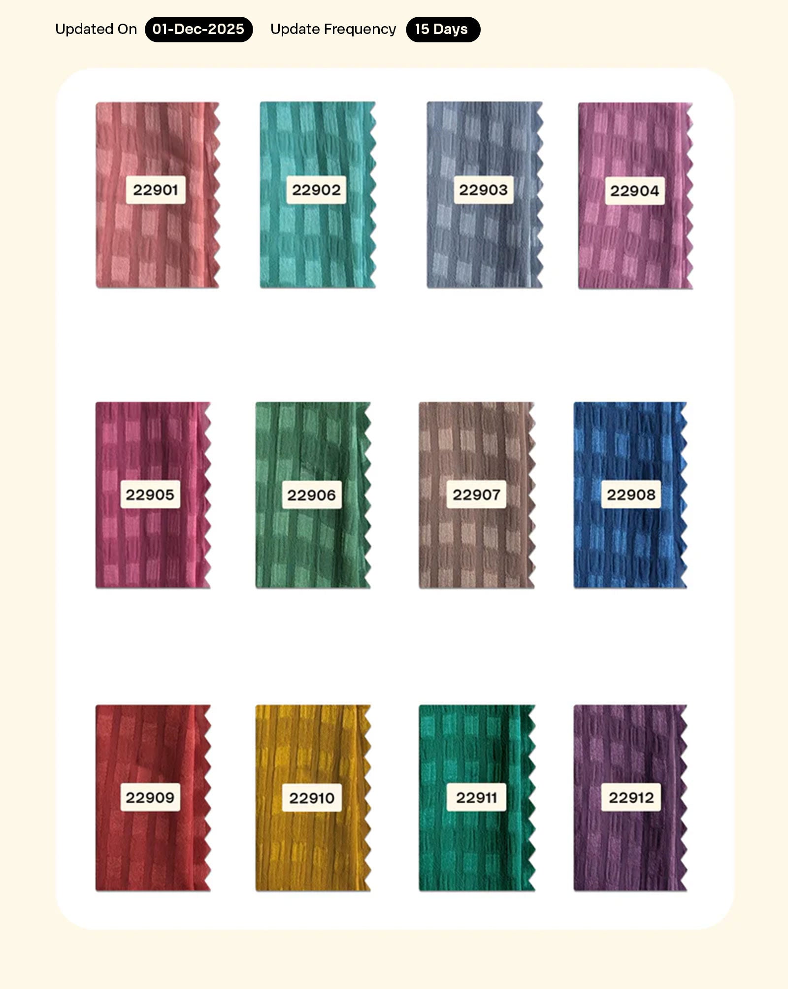 Poly Checks Dobby Fabric 50" - 15 kg