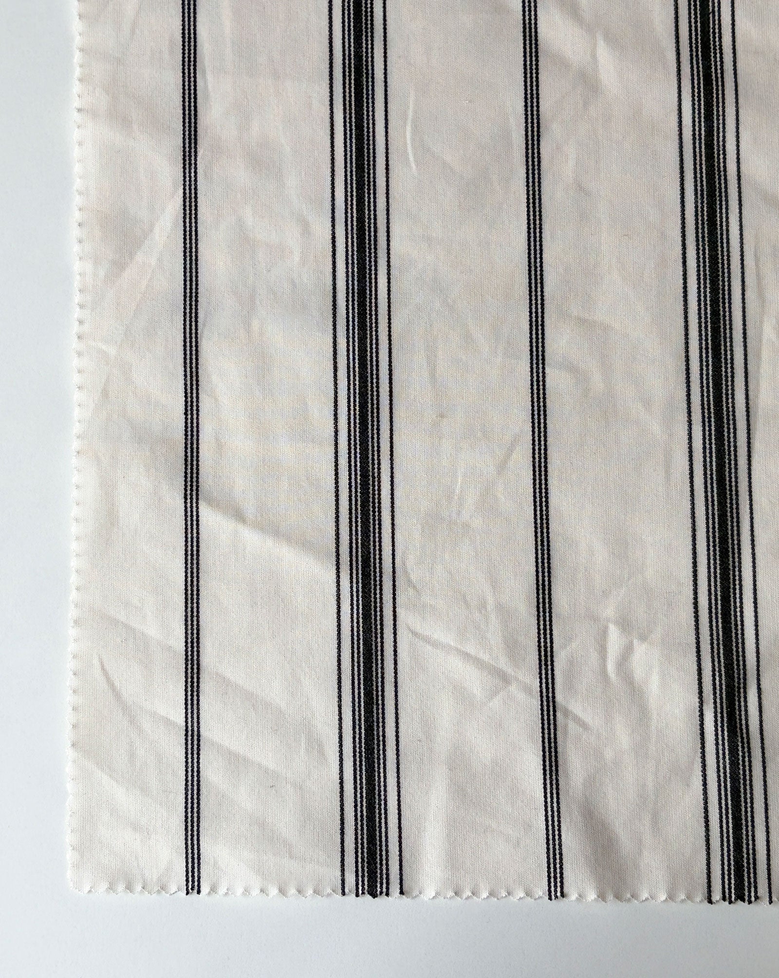 100% Cotton Black & White Dobby Fabric 60"