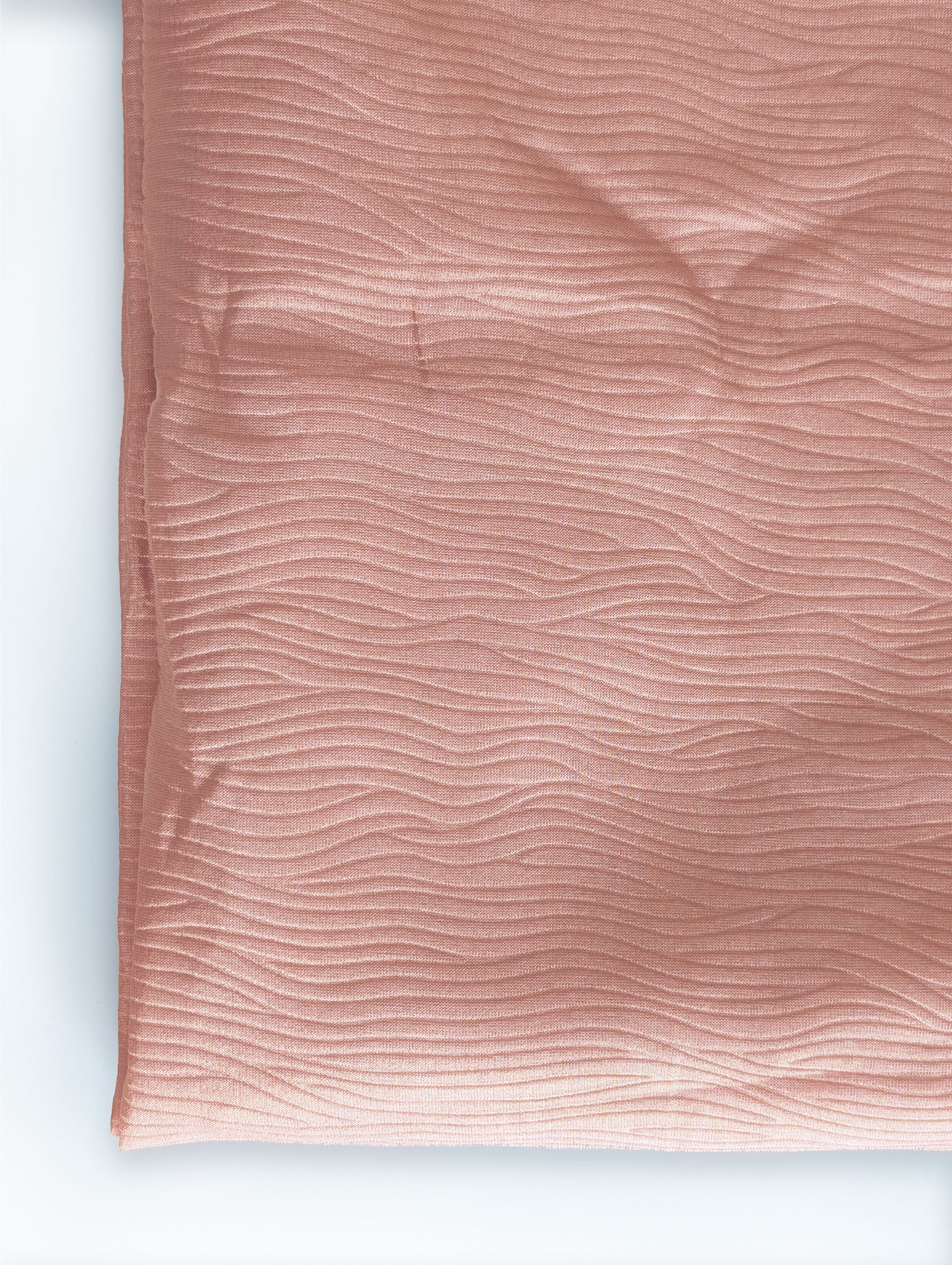 Crushed Gold Tissue Viscose Fabric - 14 kg