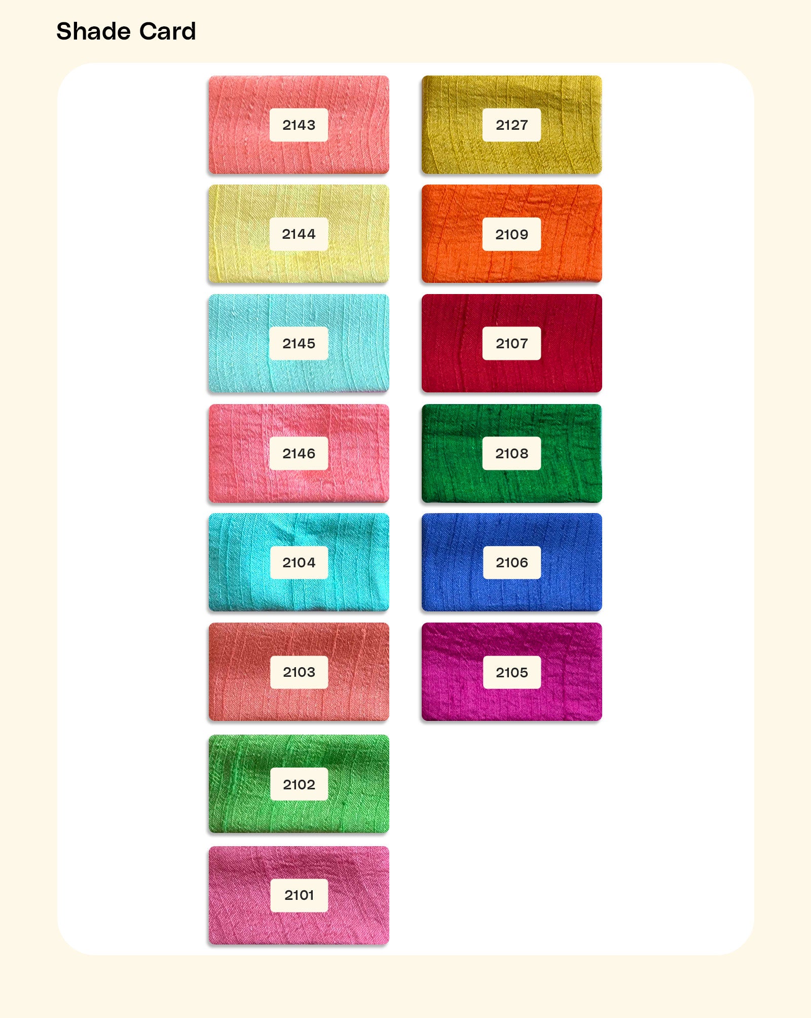 Poly Slub Satin Fabric - 11.5 kg