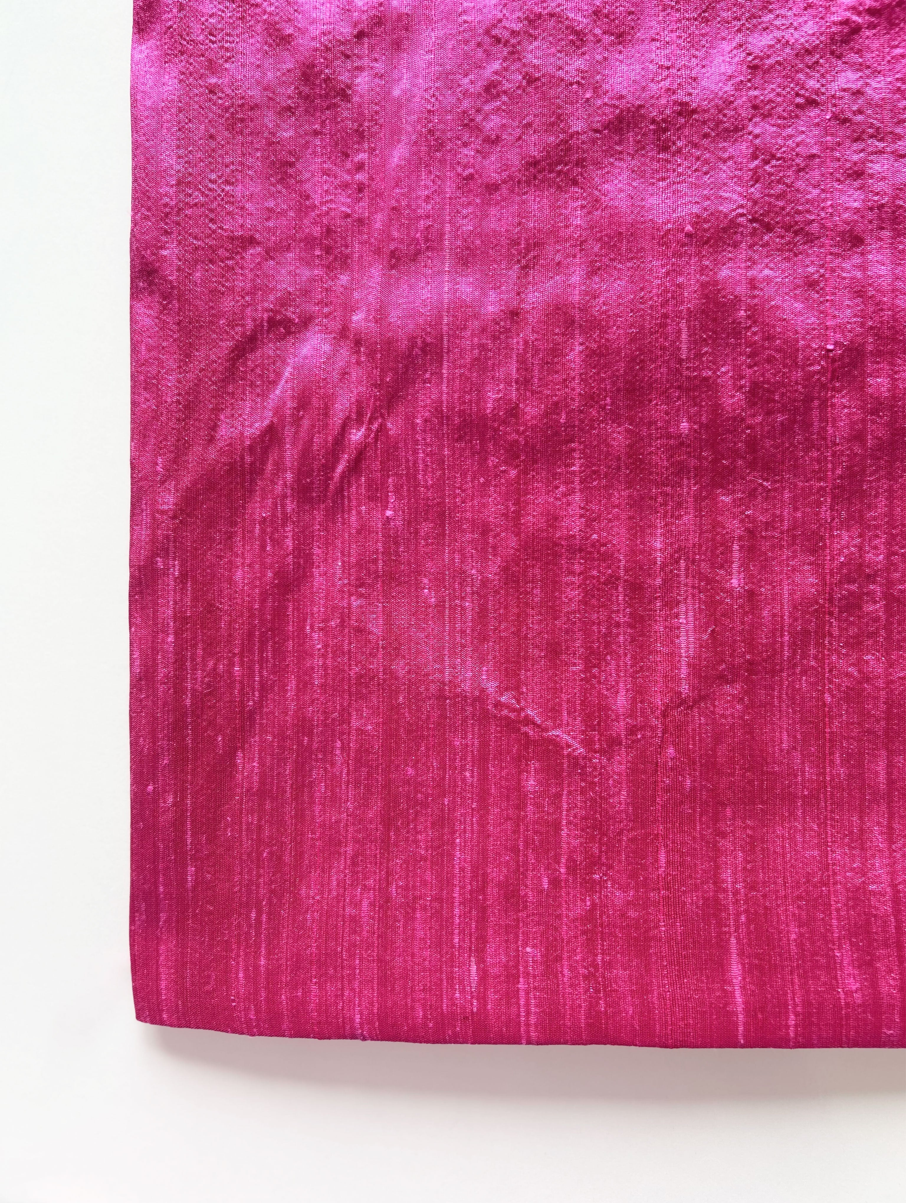 Fuchsia 100 Gram Dupion Silk Fabric