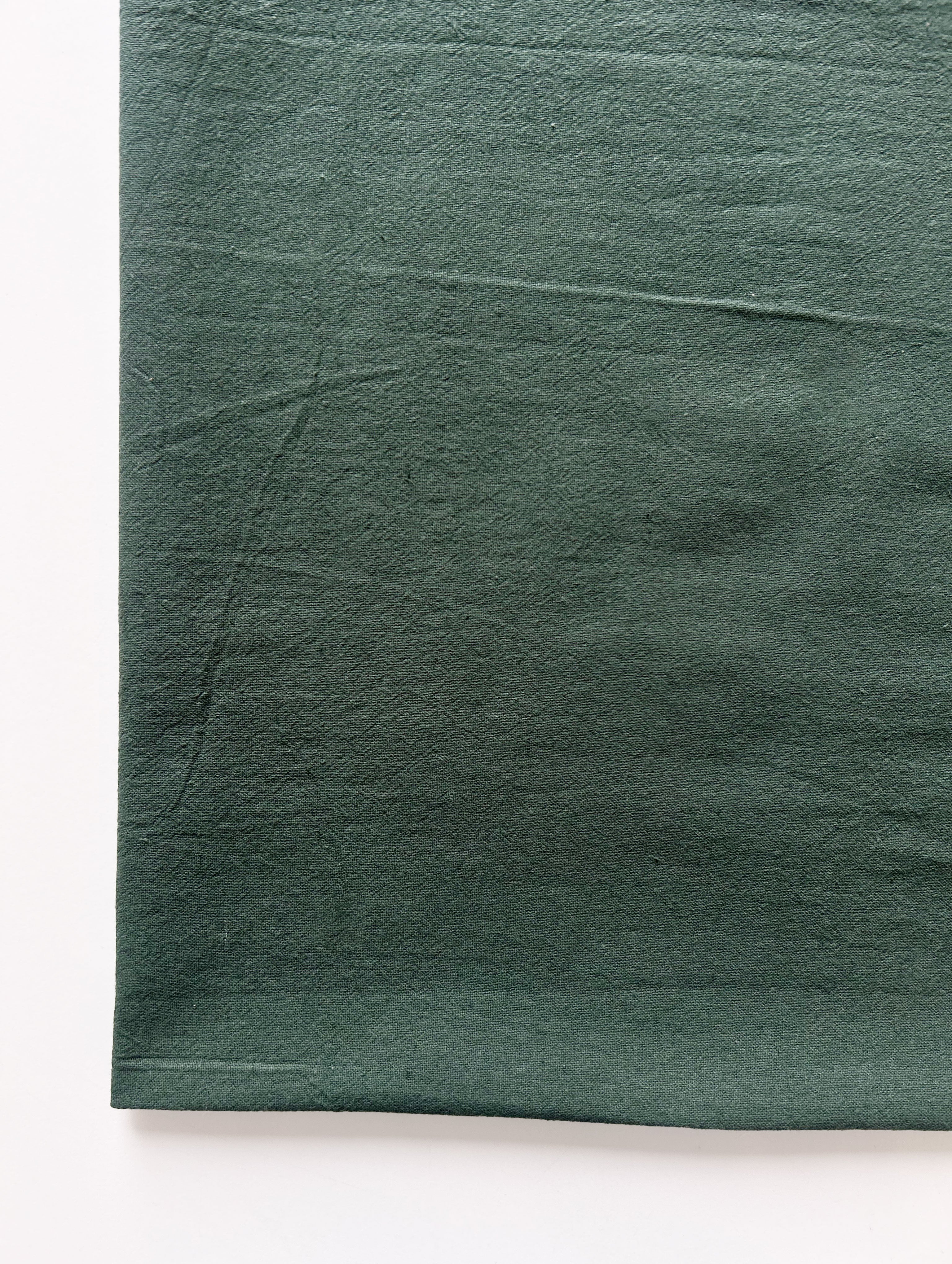 Green Cotton Mill Dyed Fabric 50"