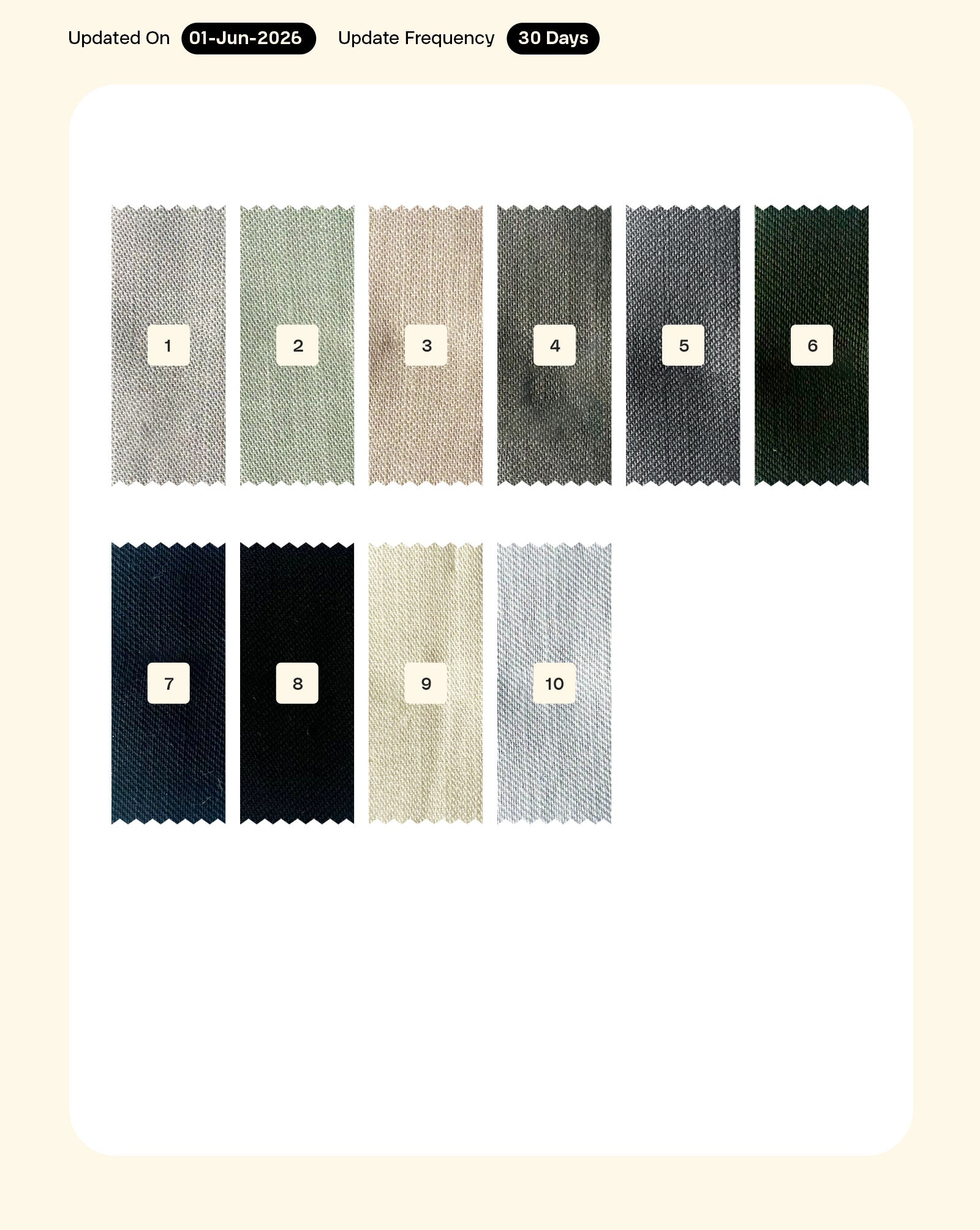 Cotton Slub Mill Dyed Fabric 54"