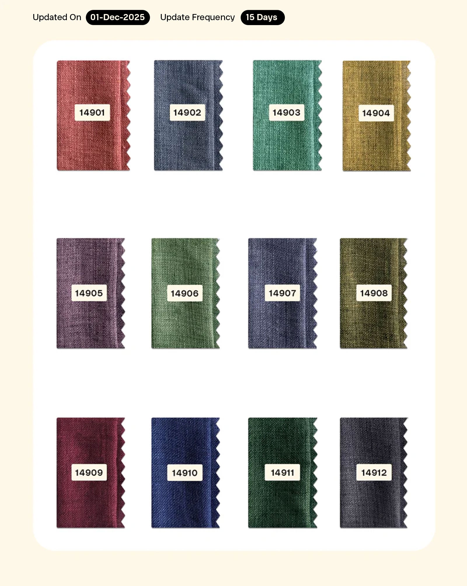 Poly Slub Fabric 58" - 19 kg