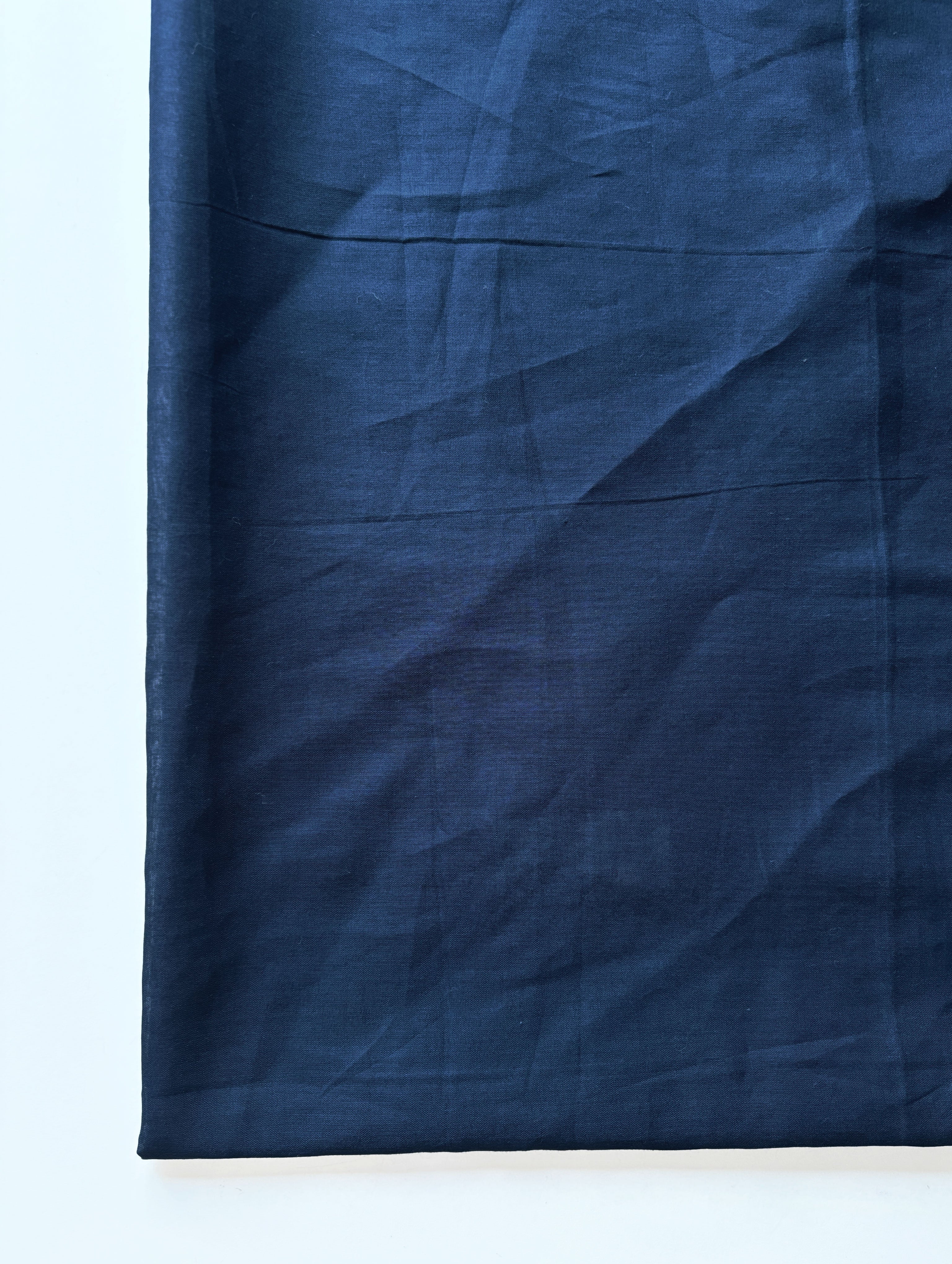 Navy Blue (92 x 80) Voile Cotton Mill Dyed Fabric