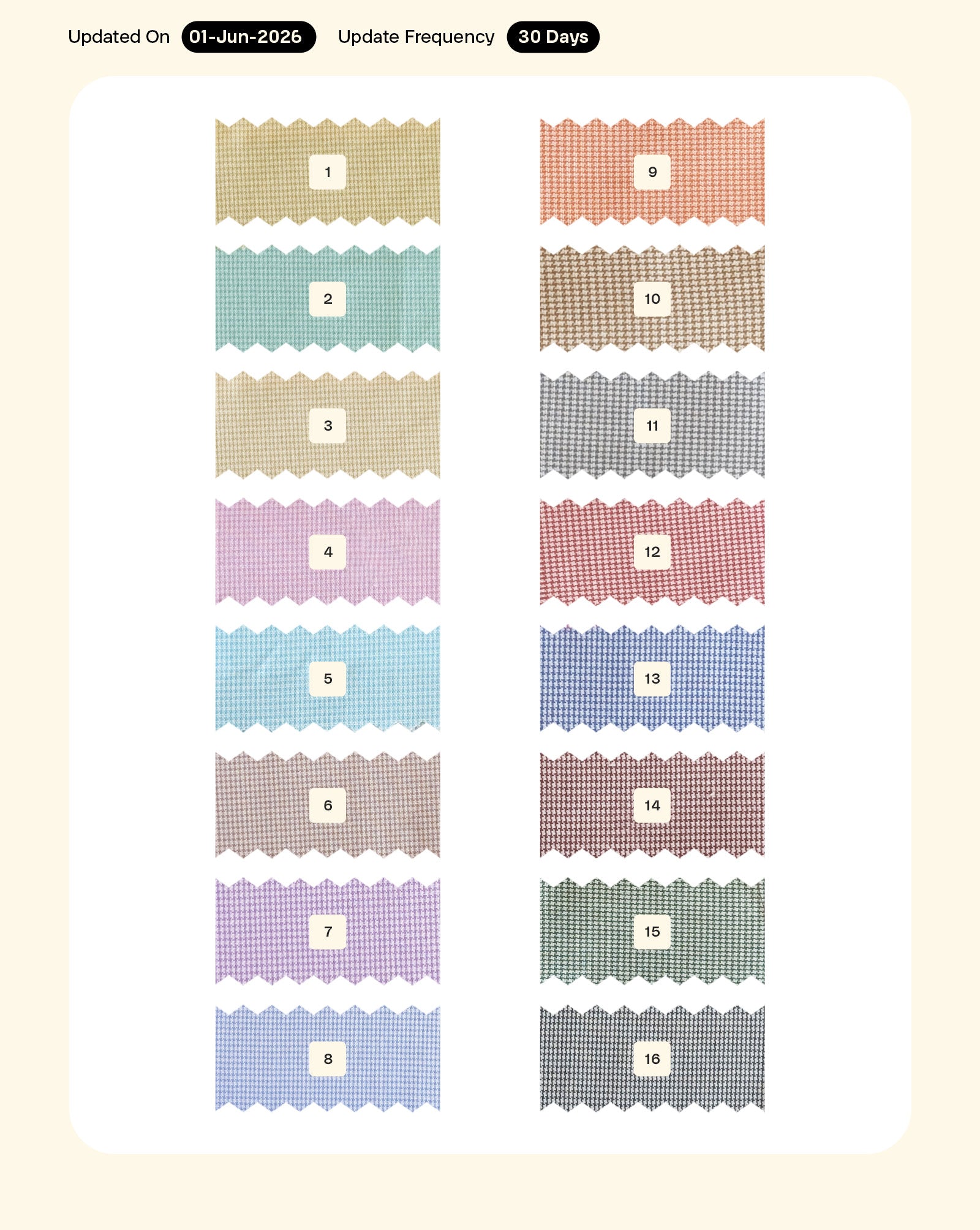 Poly Cotton Yarn Dyed Checks Fabric 56"