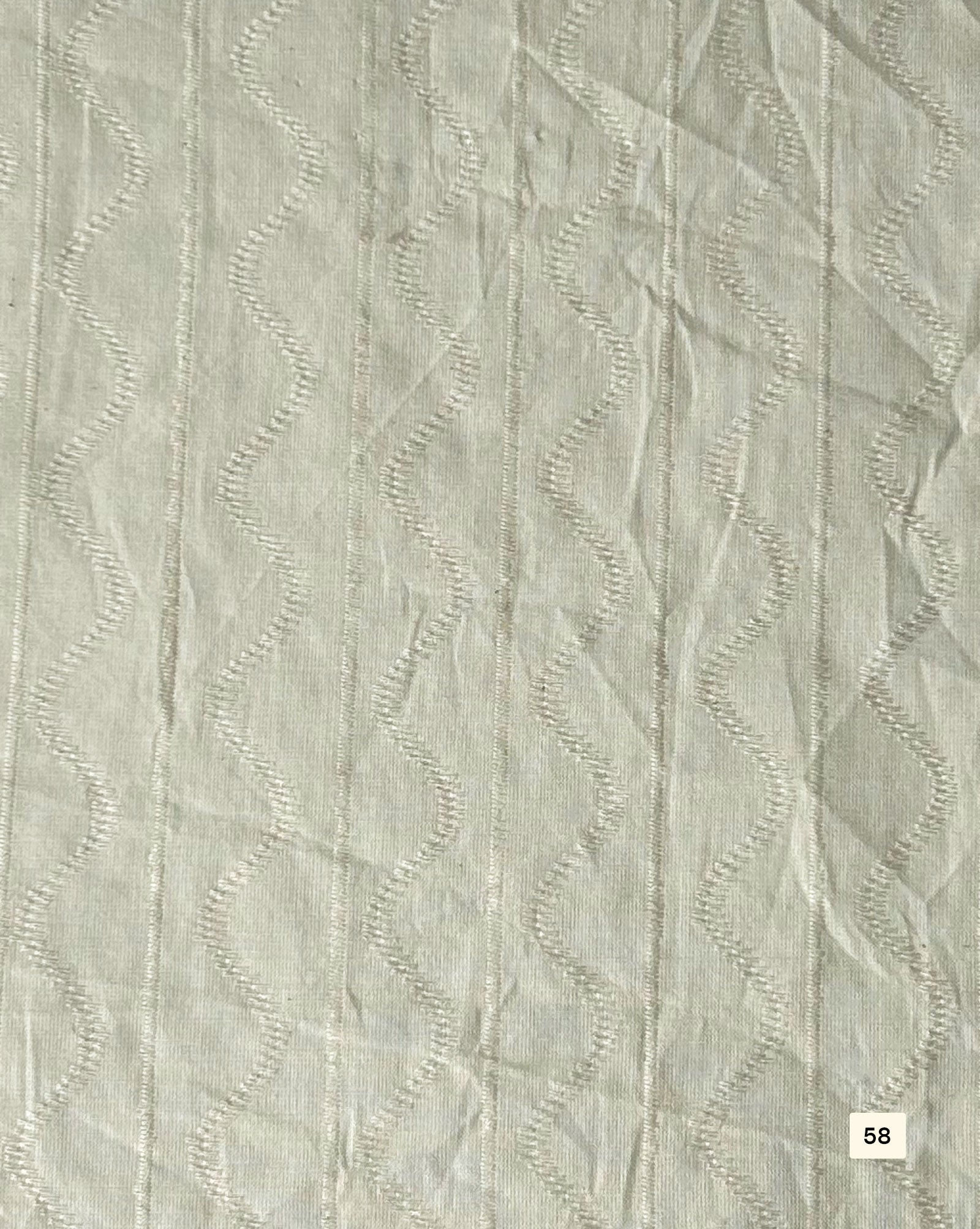 Greige Cotton Dobby fabric 48"