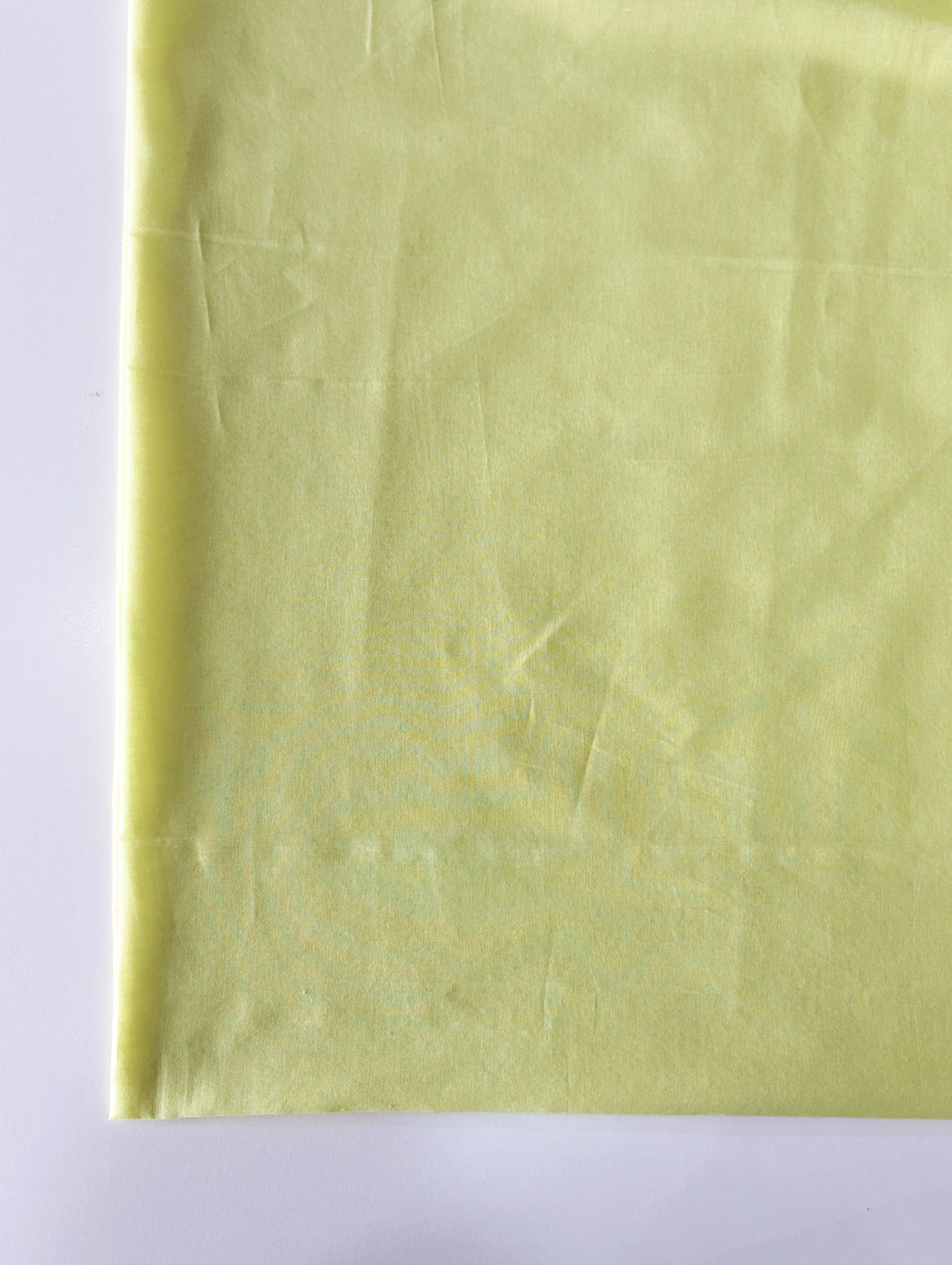 Light Green 60s Cotton Cambric Mill Dyed Fabric