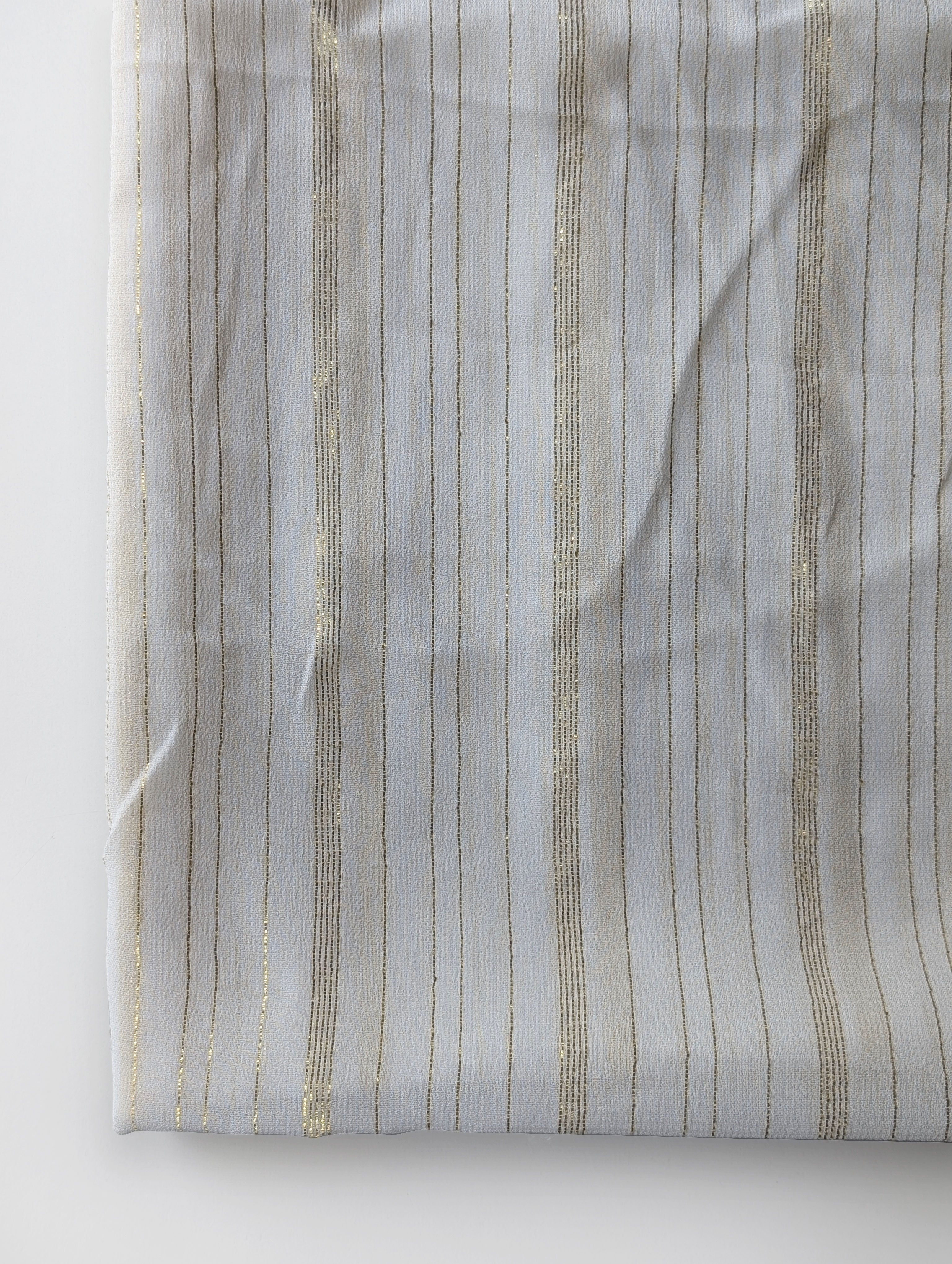 95 Gram Viscose Georgette Lurex Fabric 47" - ( Swatch 10x12" )