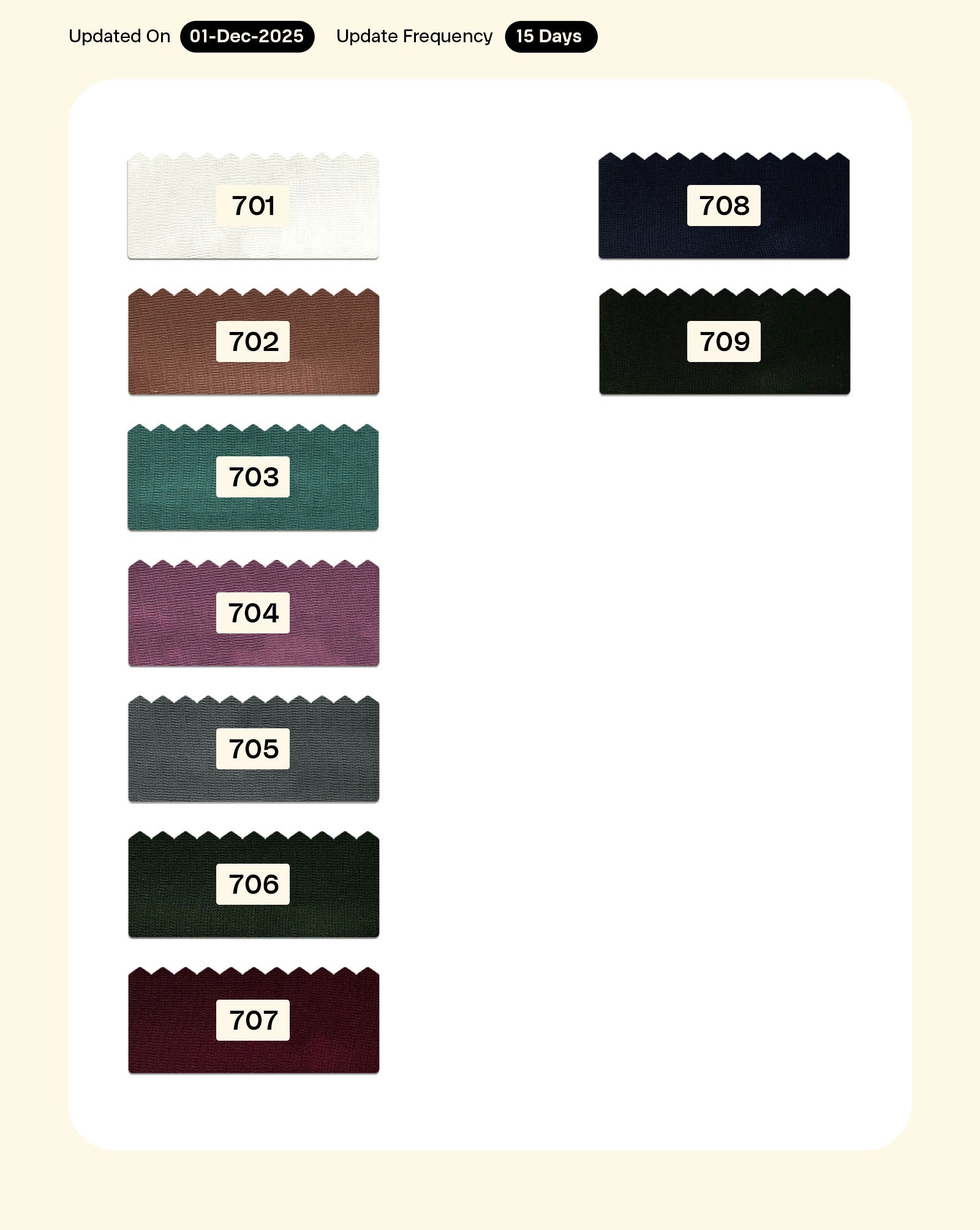 Heavy Poly Satin Mill Dyed Fabric 56" - 13.5 kg