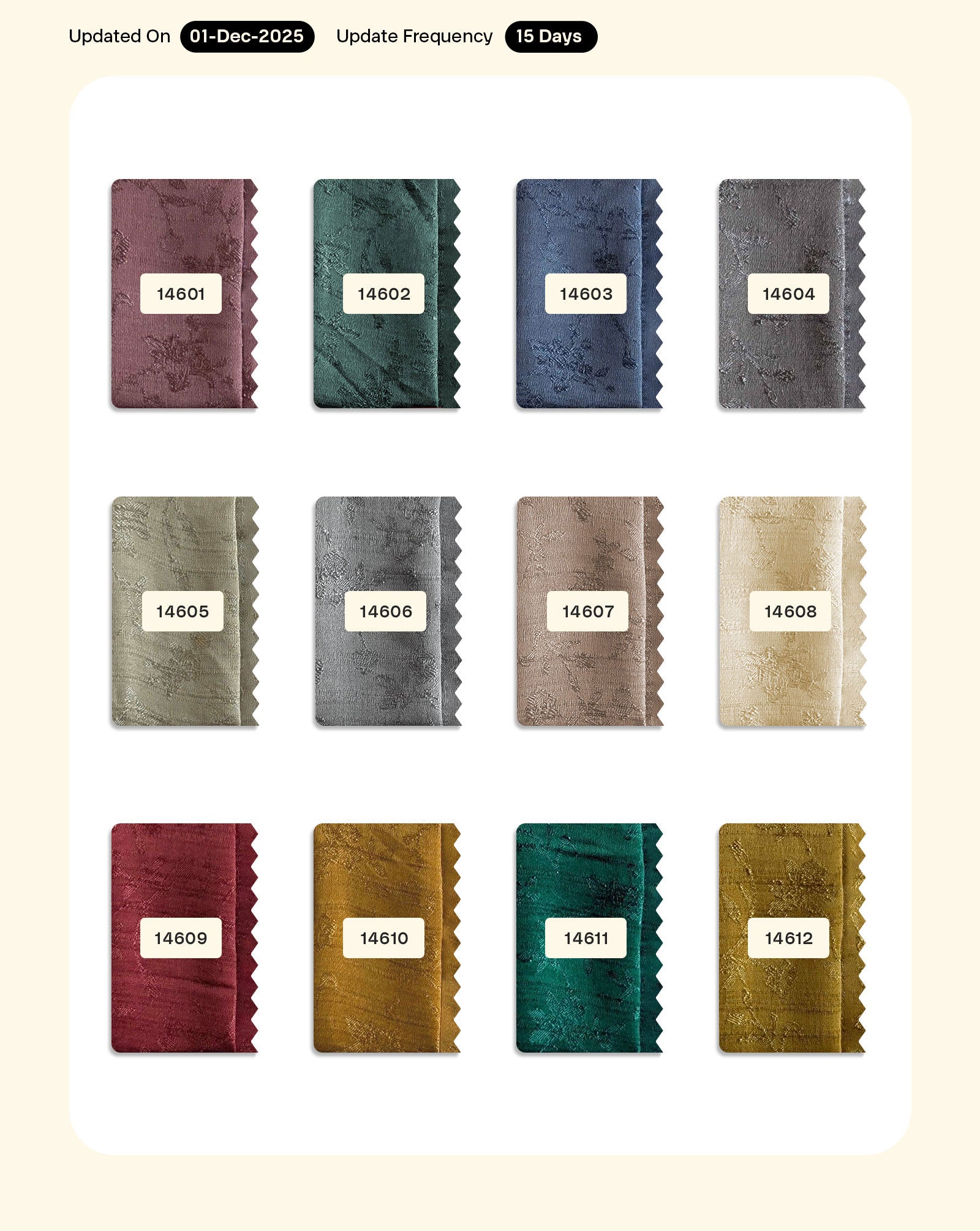 Poly Jacquard Fabric - 11.5 kg