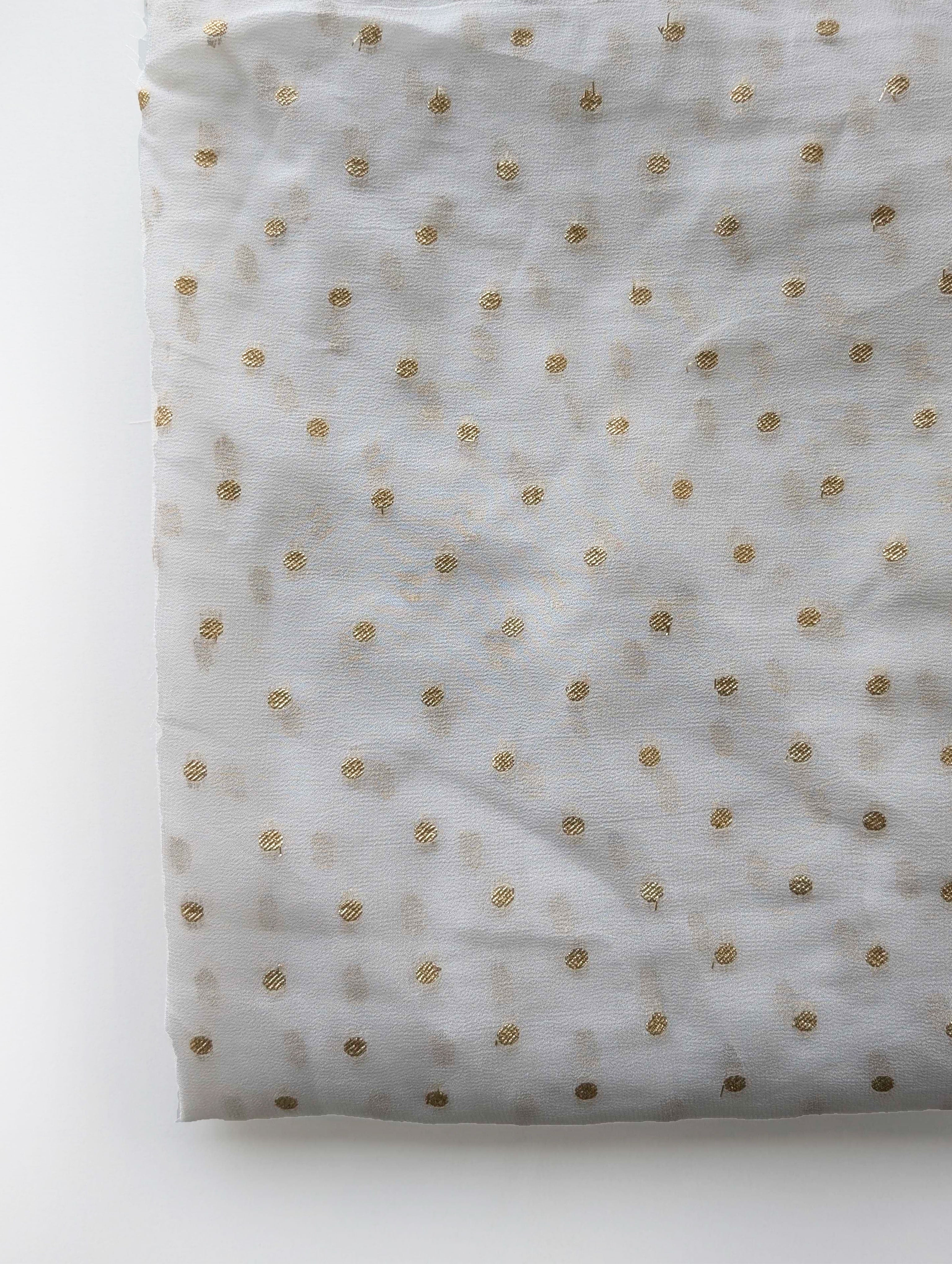 85 Gram Viscose Georgette Jacquard Fabric
