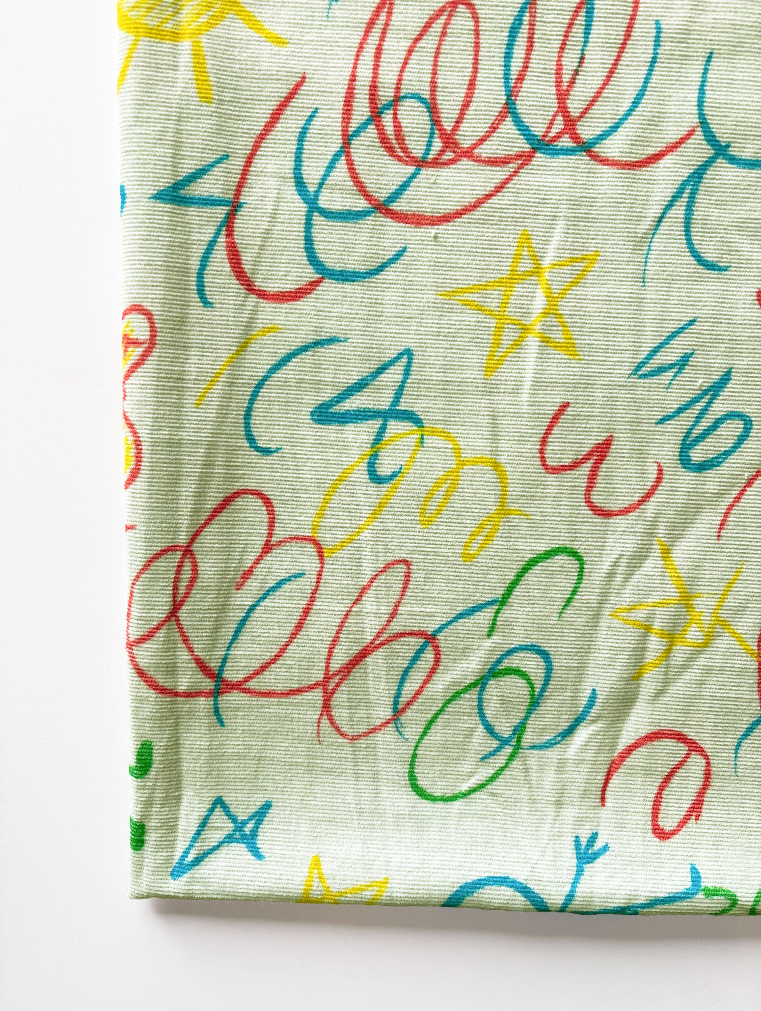 Digital Print Cotton Corduroy Fabric 58" ( 19 Wales)