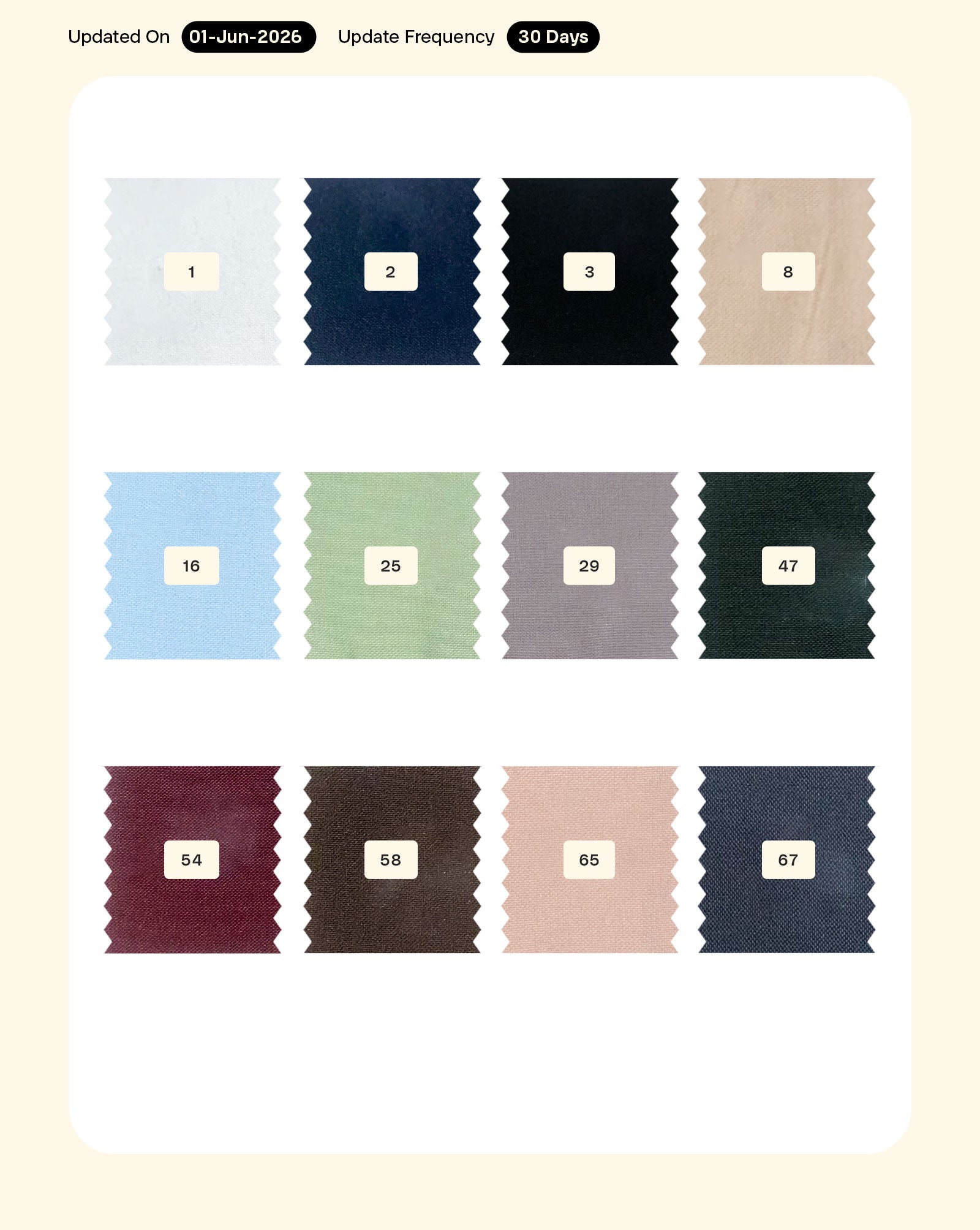 Cotton Oxford Poly Lycra Mill Dyed Fabric 54"