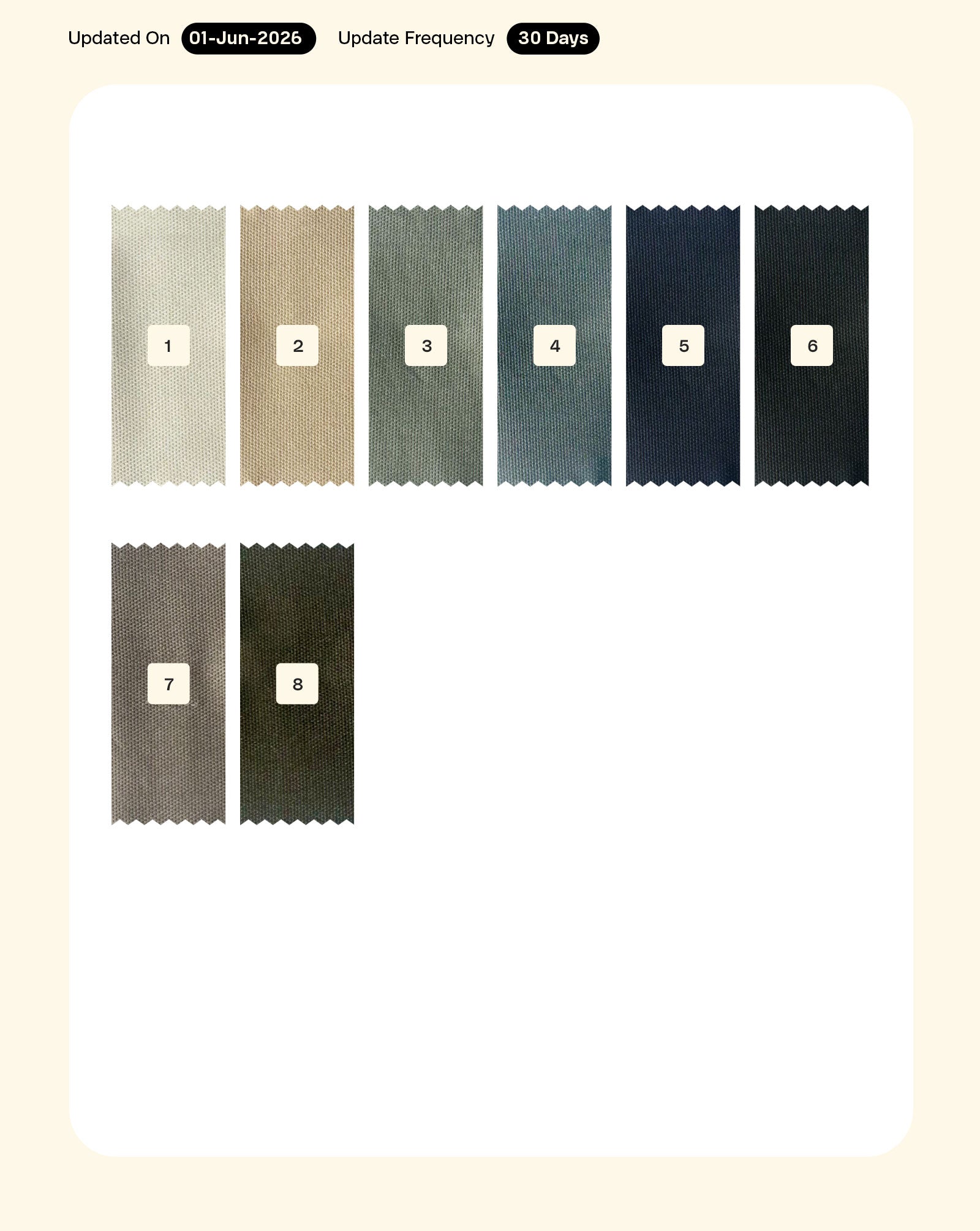 Cotton Dobby Mill Dyed Fabric 56"