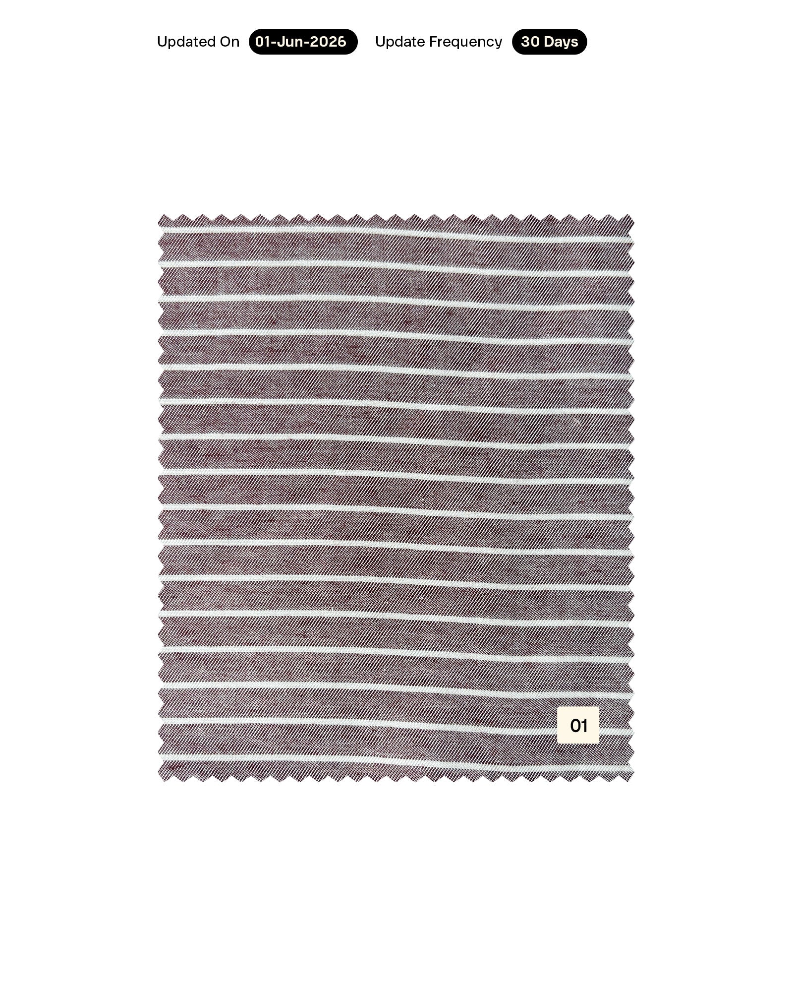 Modal Chambry Single Stripe Yarn Dyed Fabric 58"
