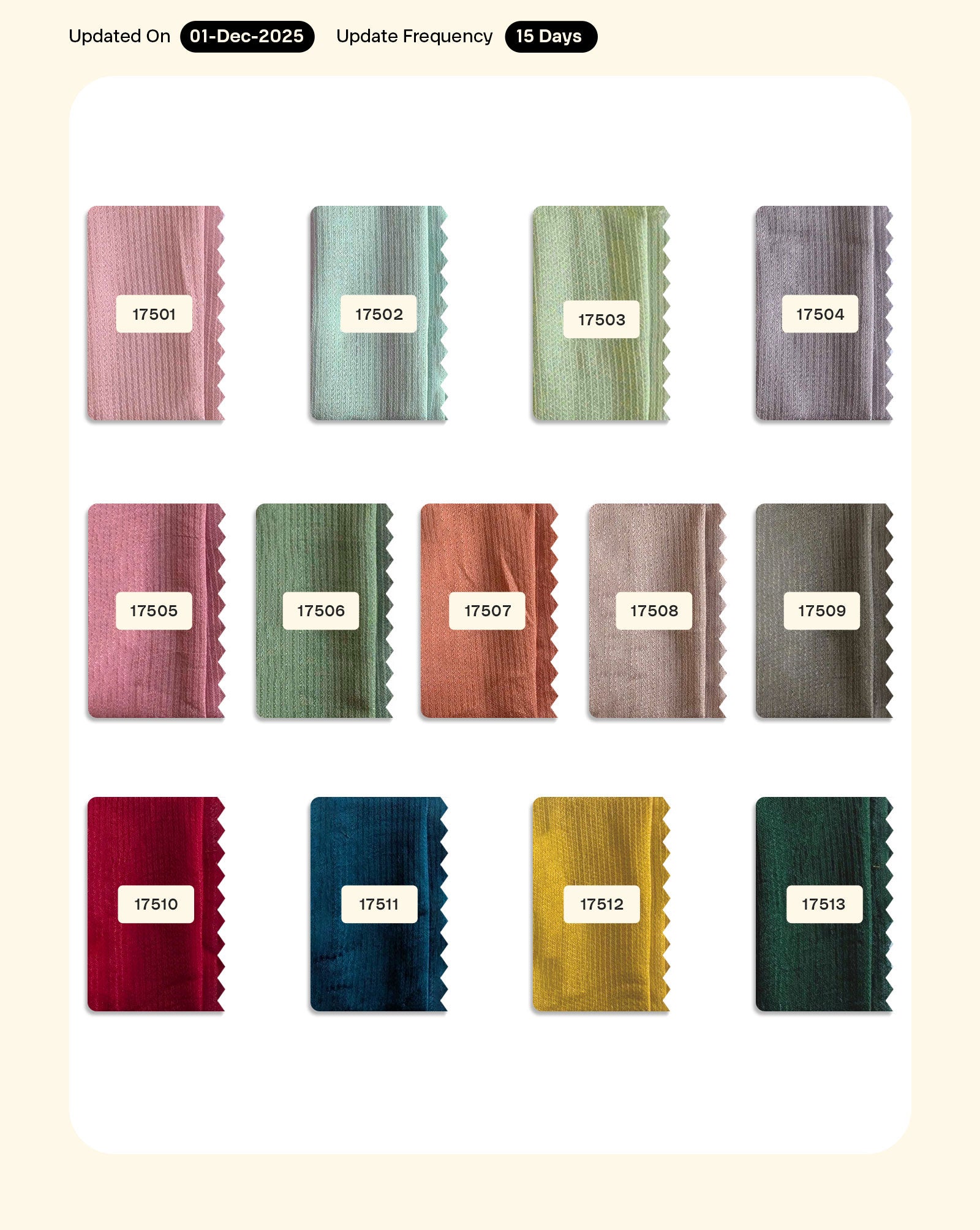 Stripes Poly Dobby Fabric 48" - 9 kg