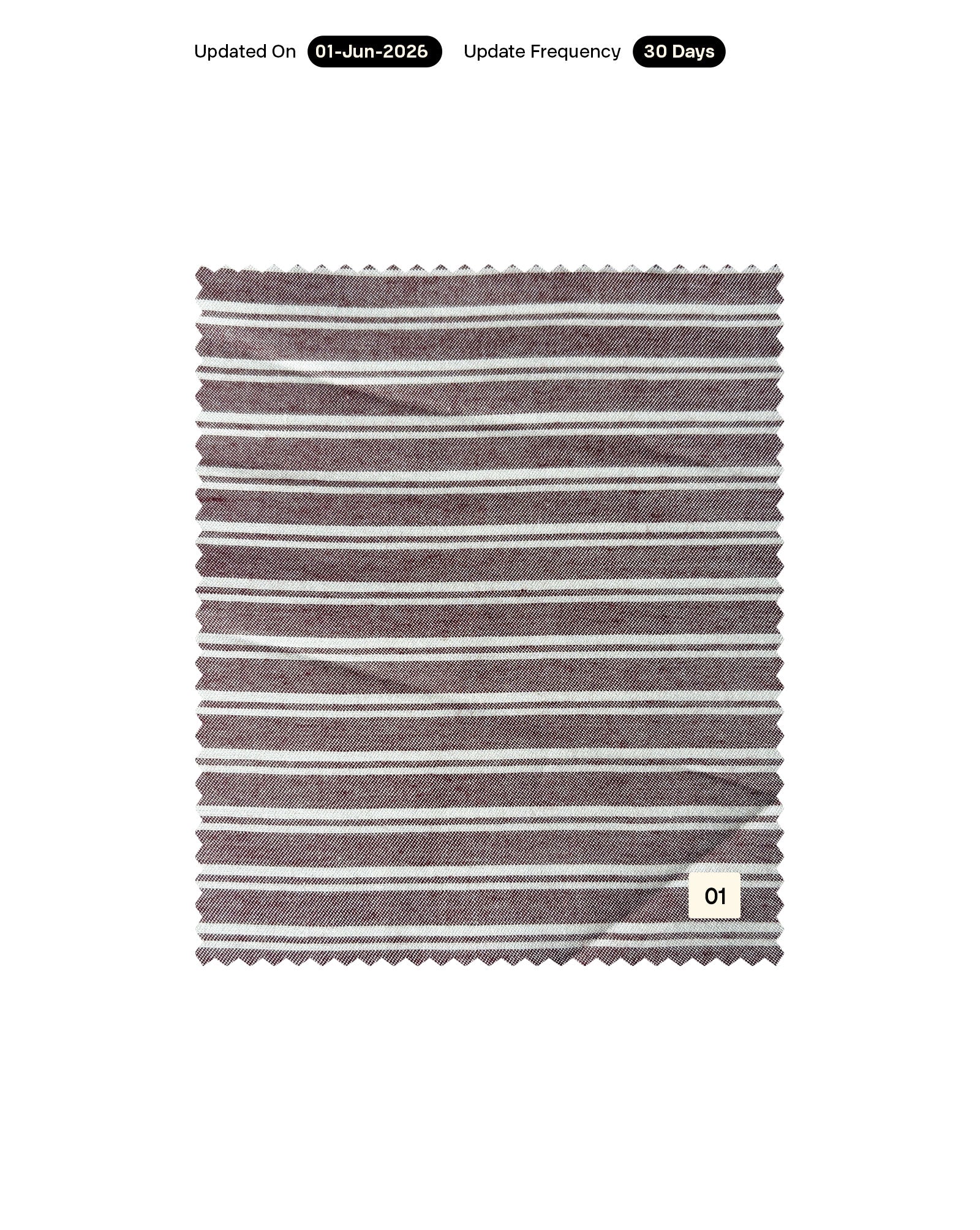 Modal Chambry Double Stripe Yarn Dyed Fabric 58"