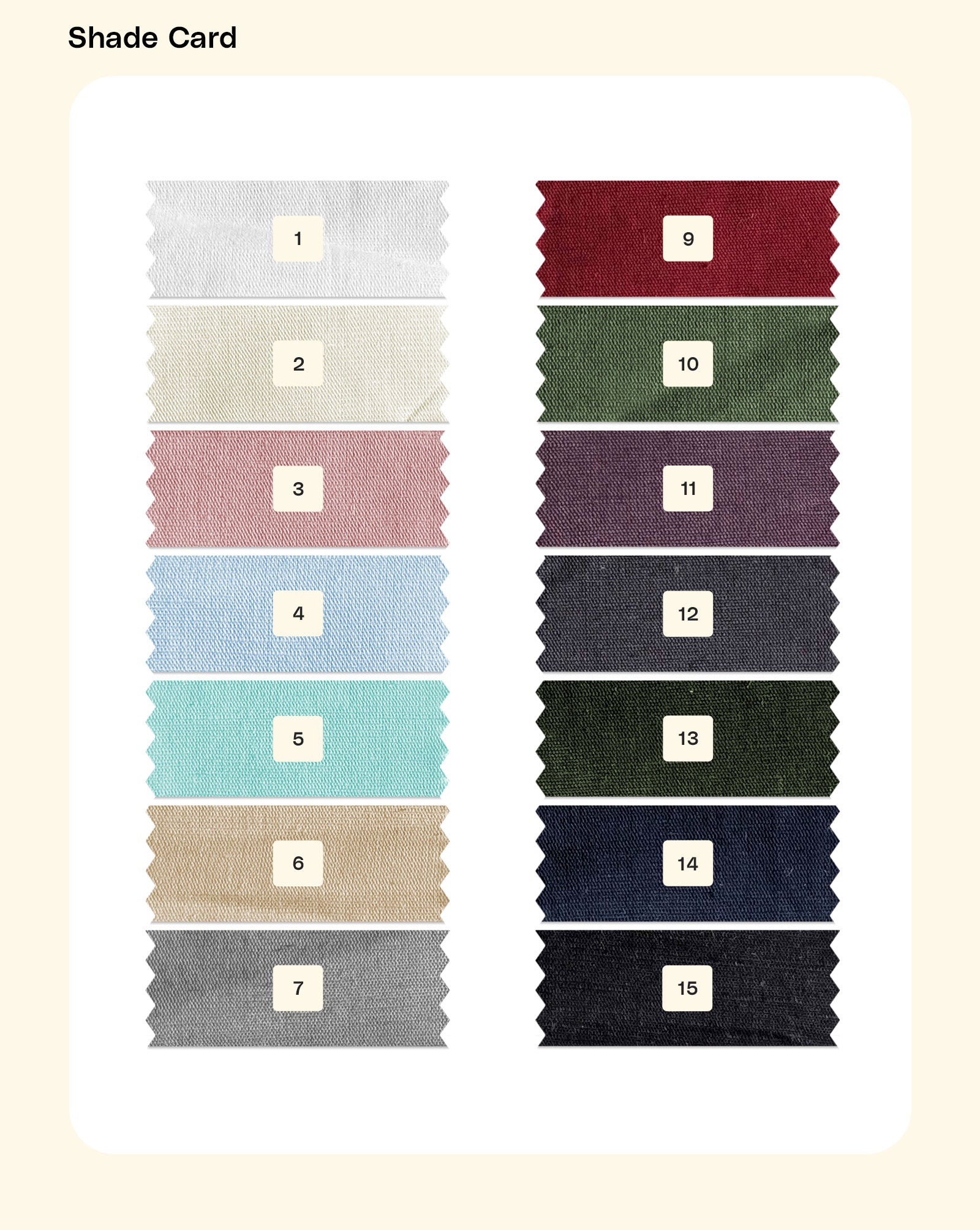 (80%-20%) Cotton Linen Fabric 58"