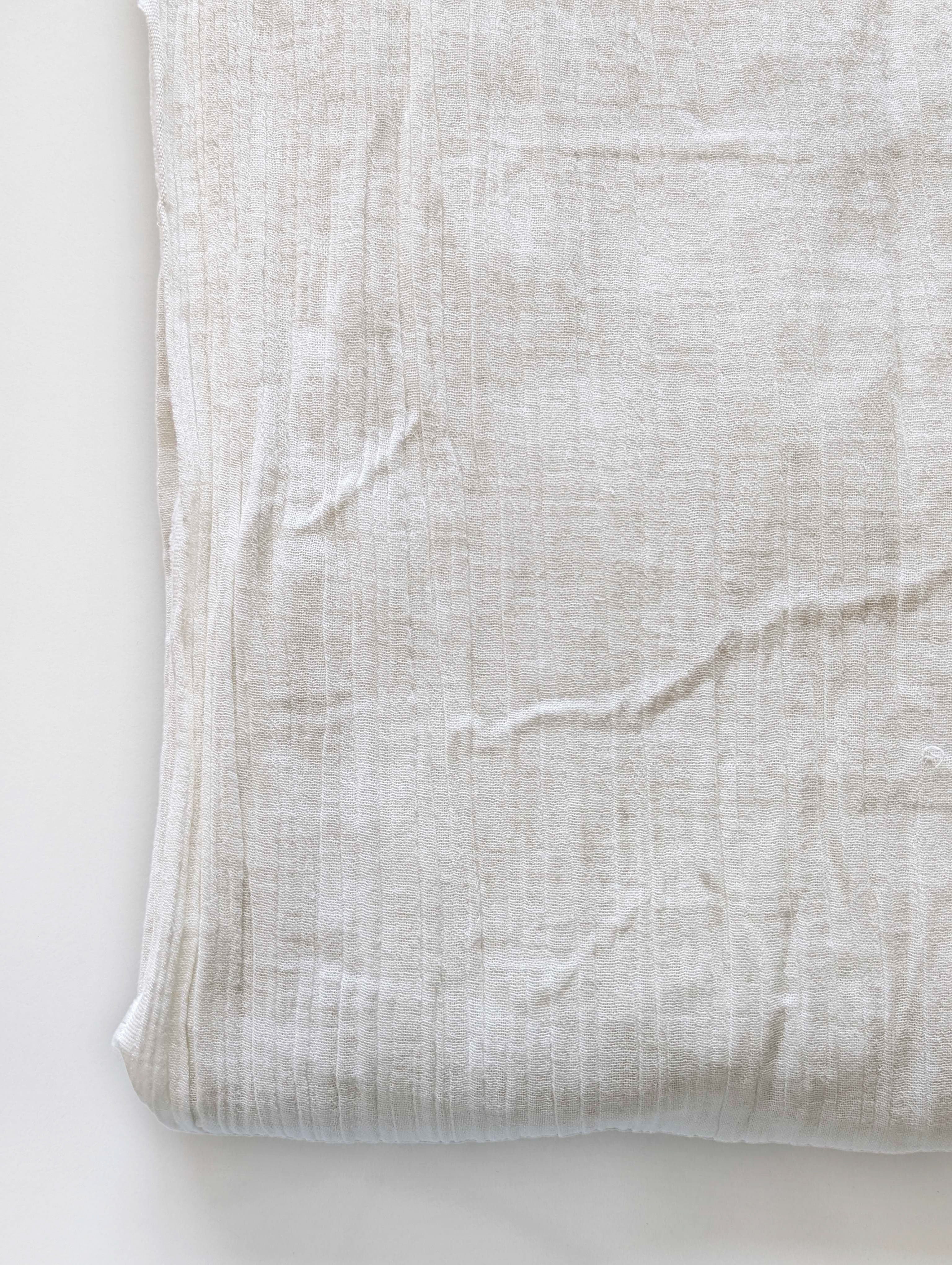Double Cloth Wrinkle Cotton Fabric 40" - ( Swatch 10x12" )