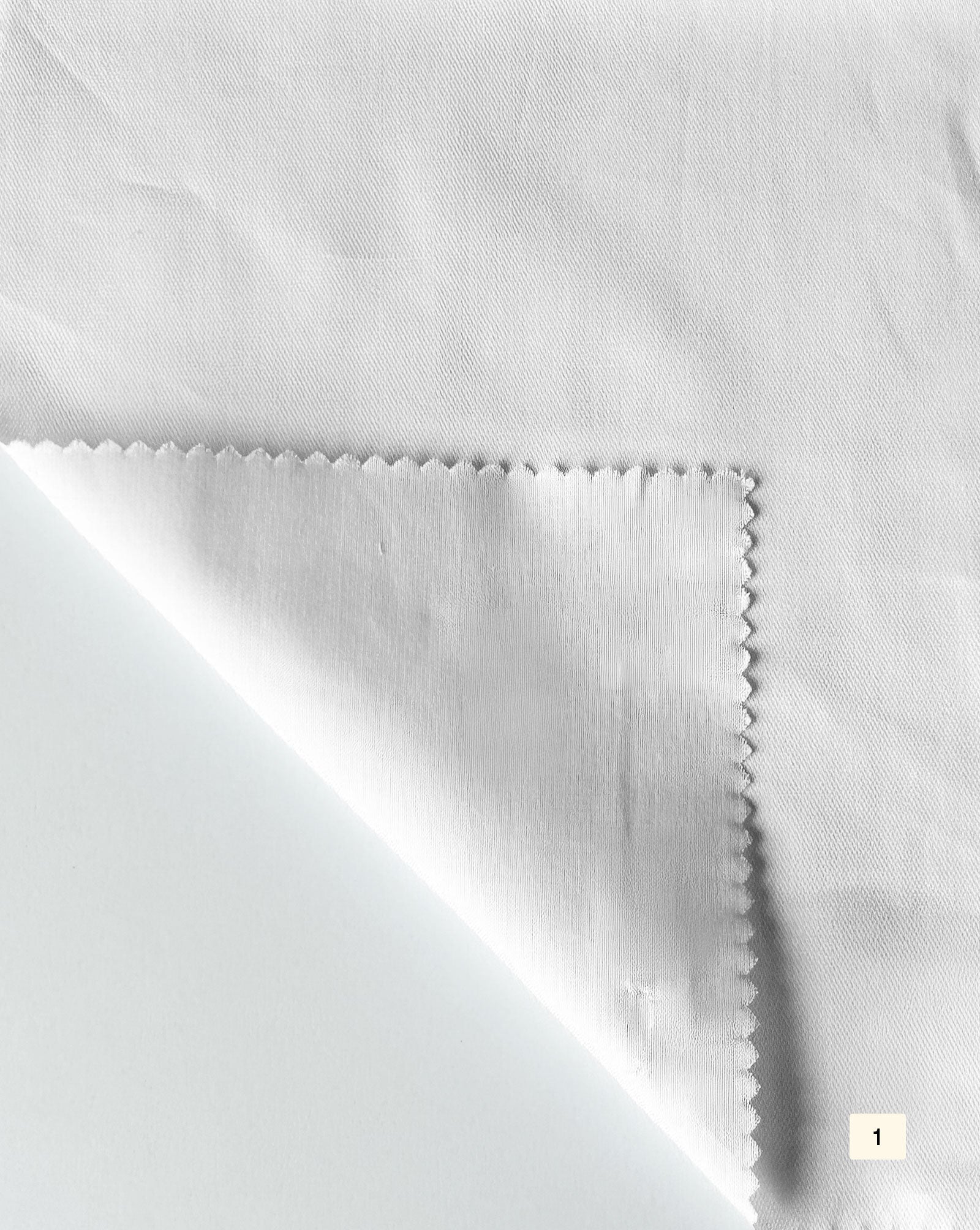40s Cotton Dobby White Fabric 58"