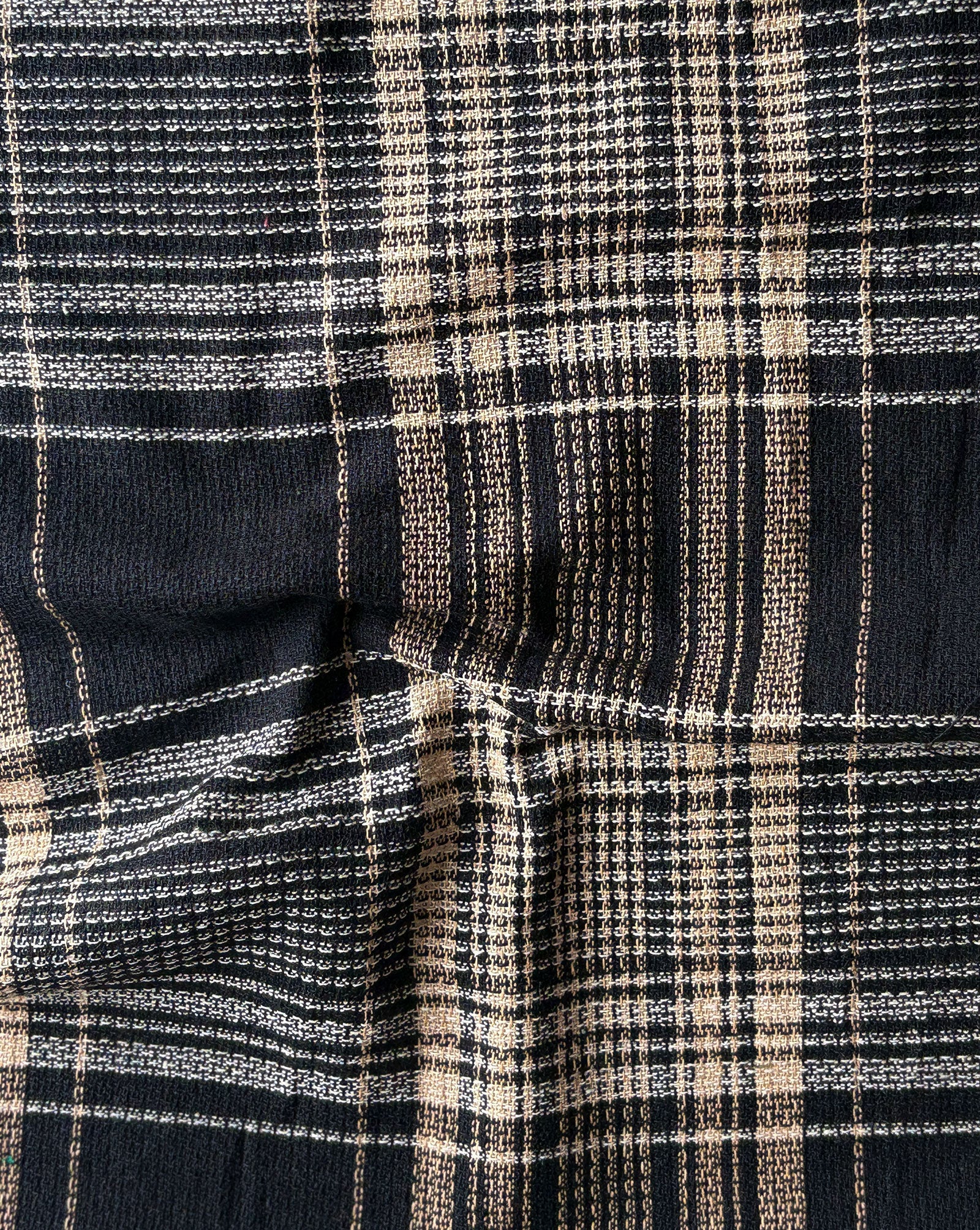Cotton Poly Yarn Dyed Matty Weave Fabric 56"