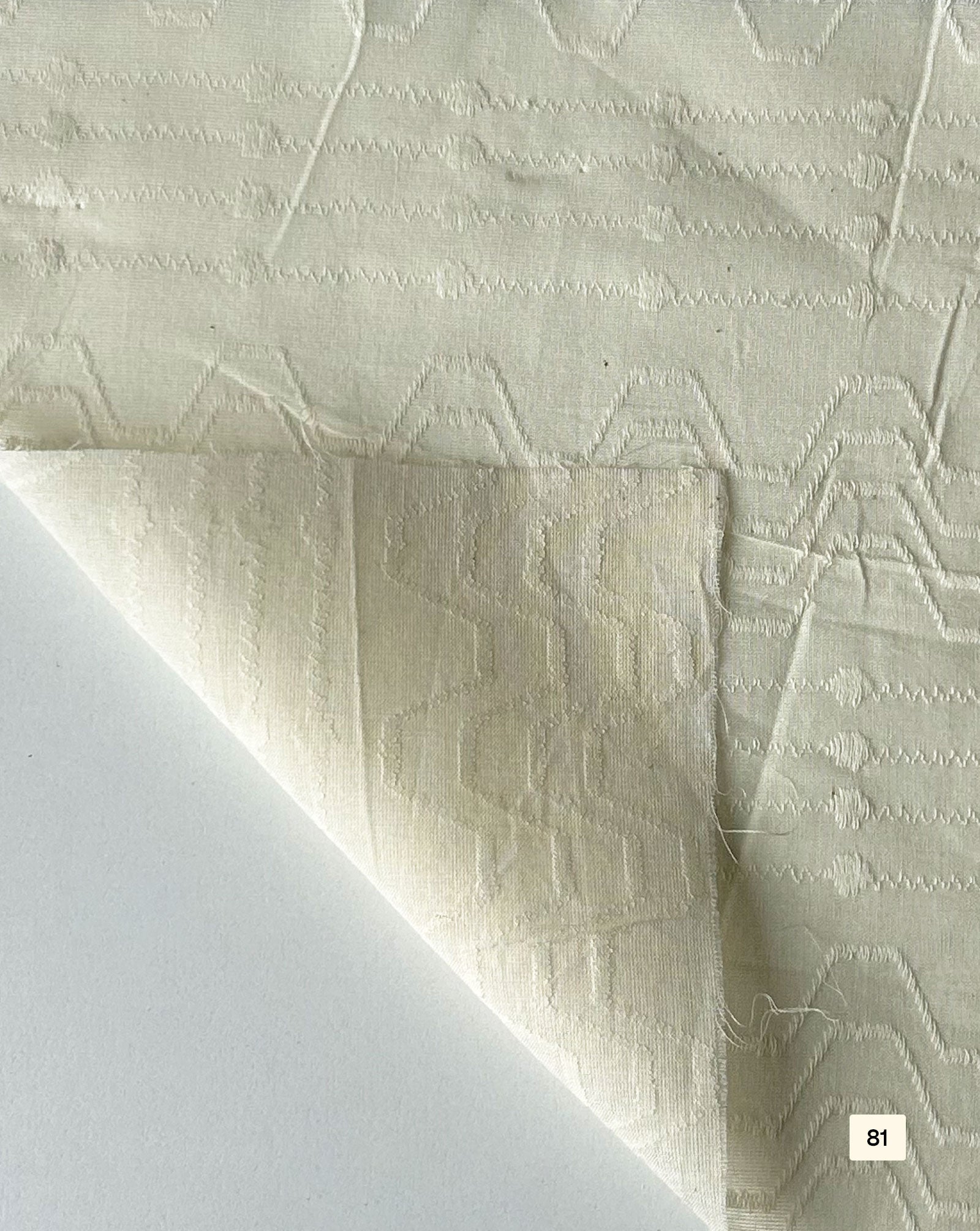 Greige Cotton Dobby fabric 48"