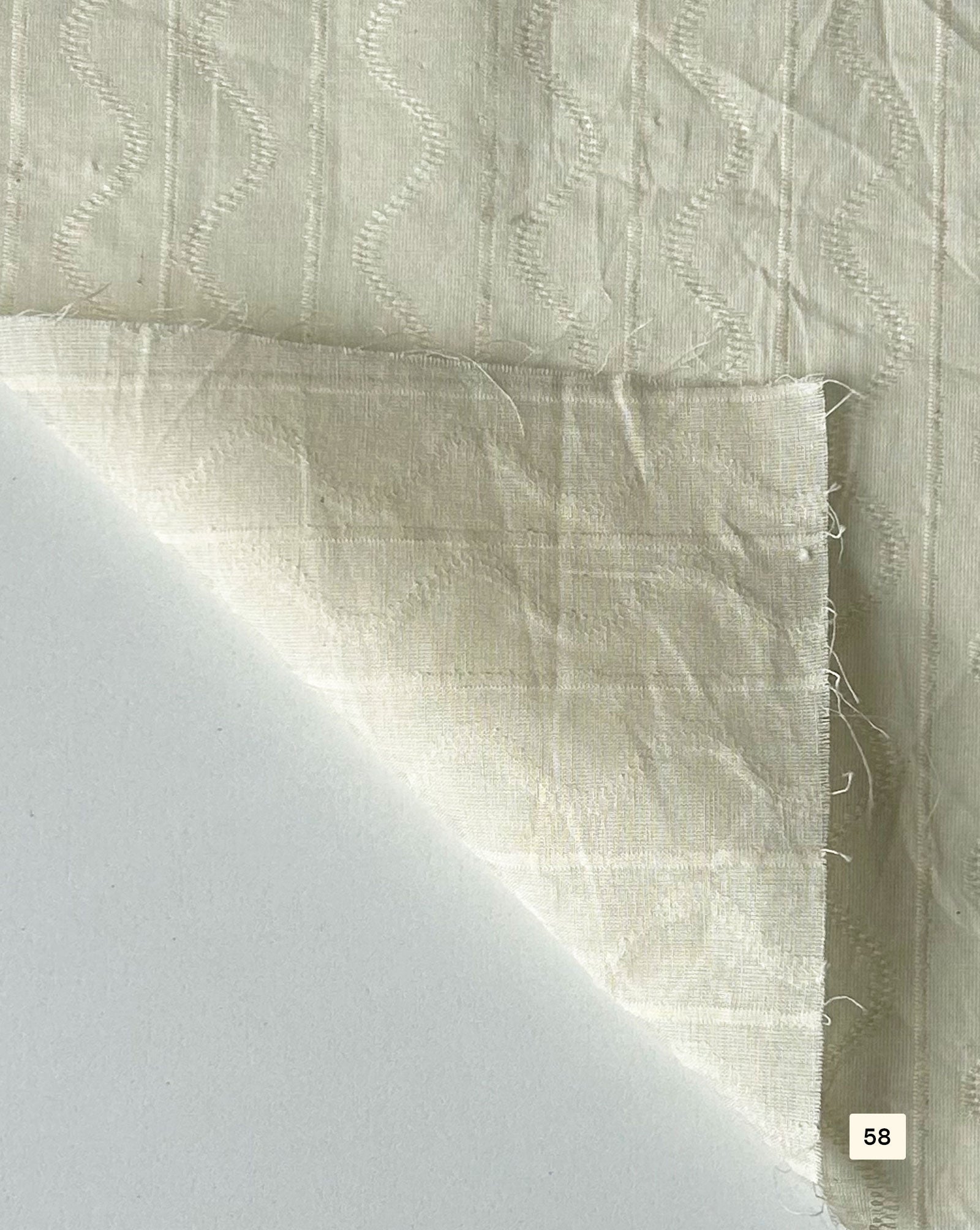 Greige Cotton Dobby fabric 48"