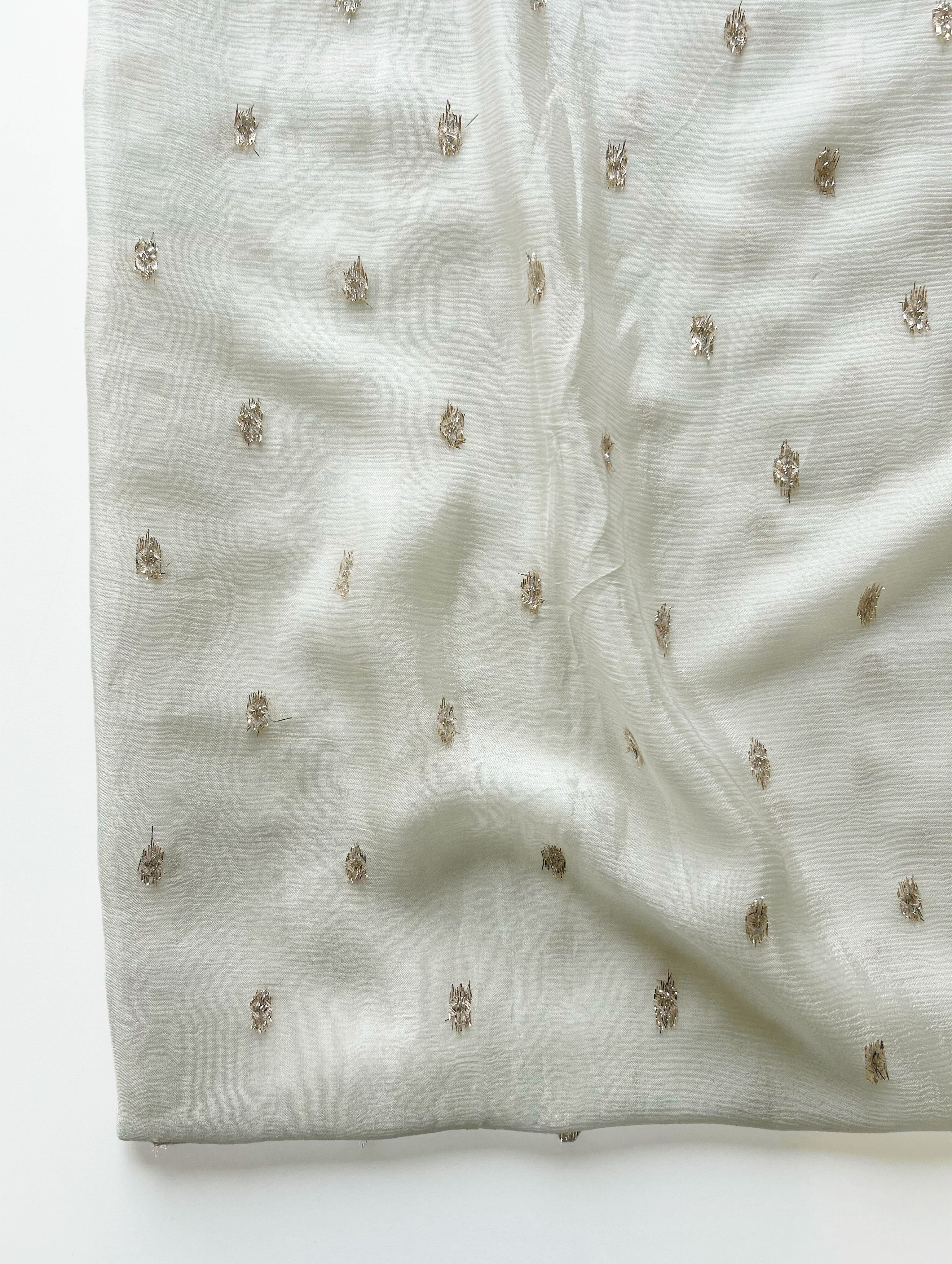 85 Gram Chinon Chiffon Jacquard Fabric 56" - ( Swatch 10x12" )