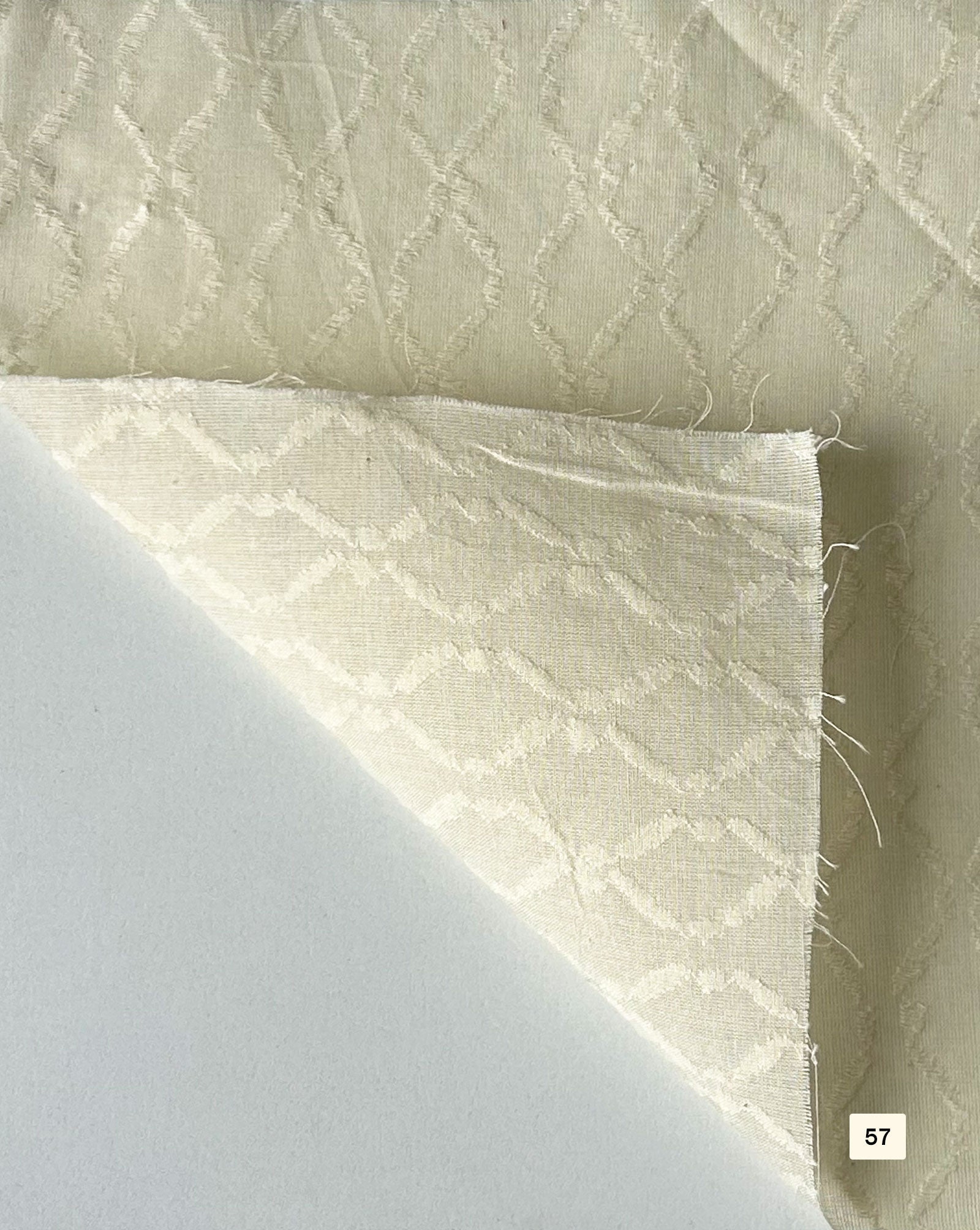 Greige Cotton Dobby fabric 48"