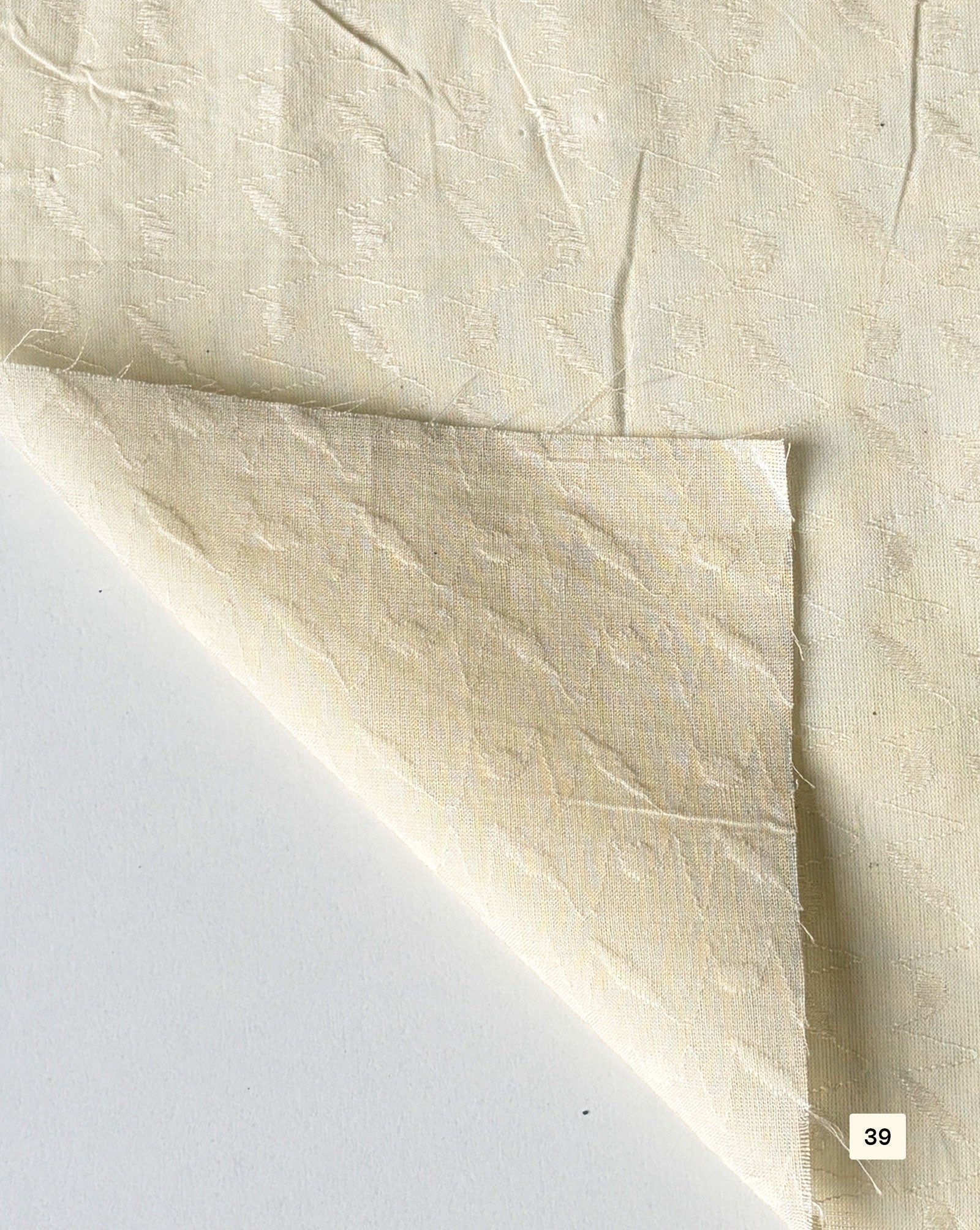 Greige Cotton Dobby fabric 48"