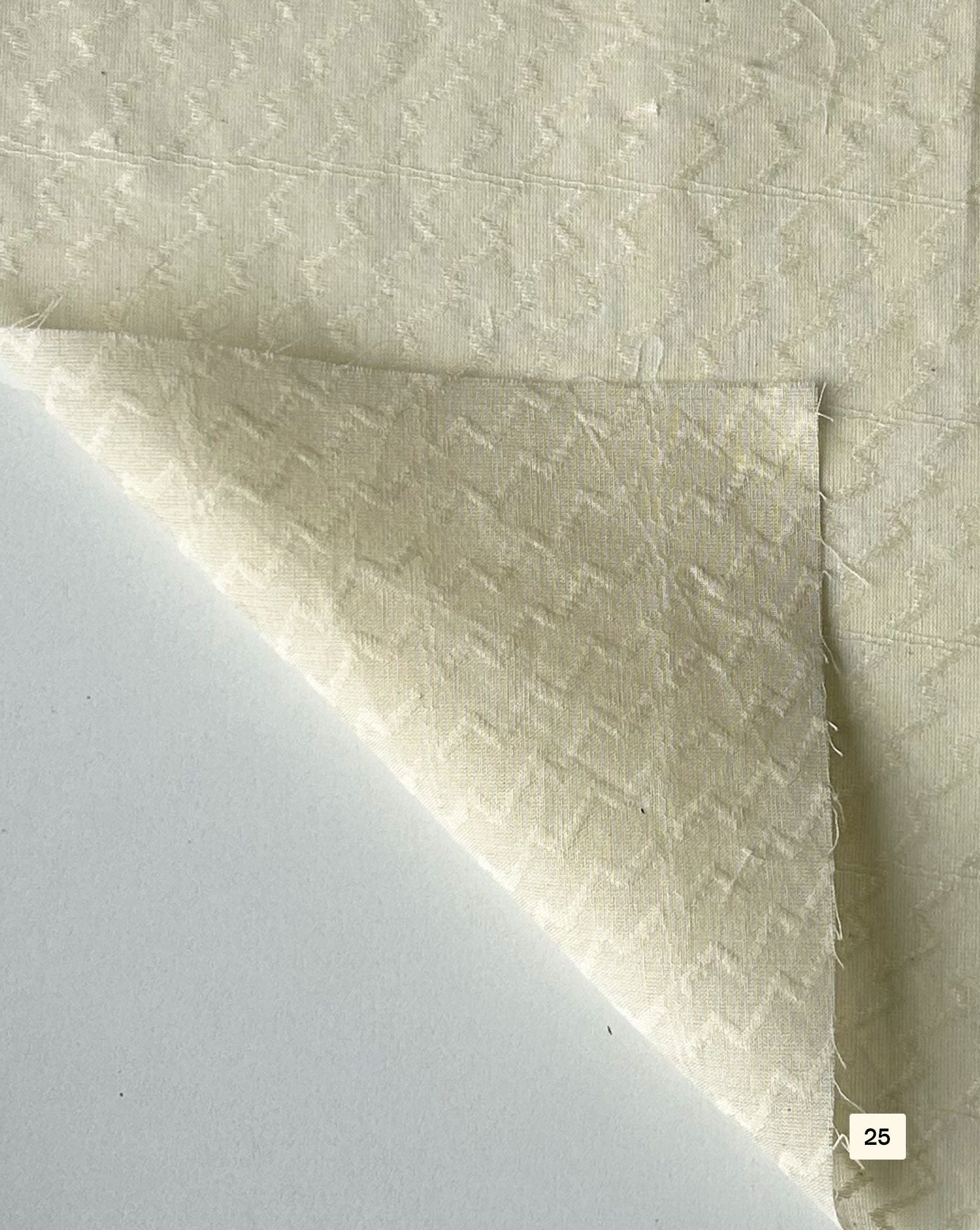 Greige Cotton Dobby fabric 48"